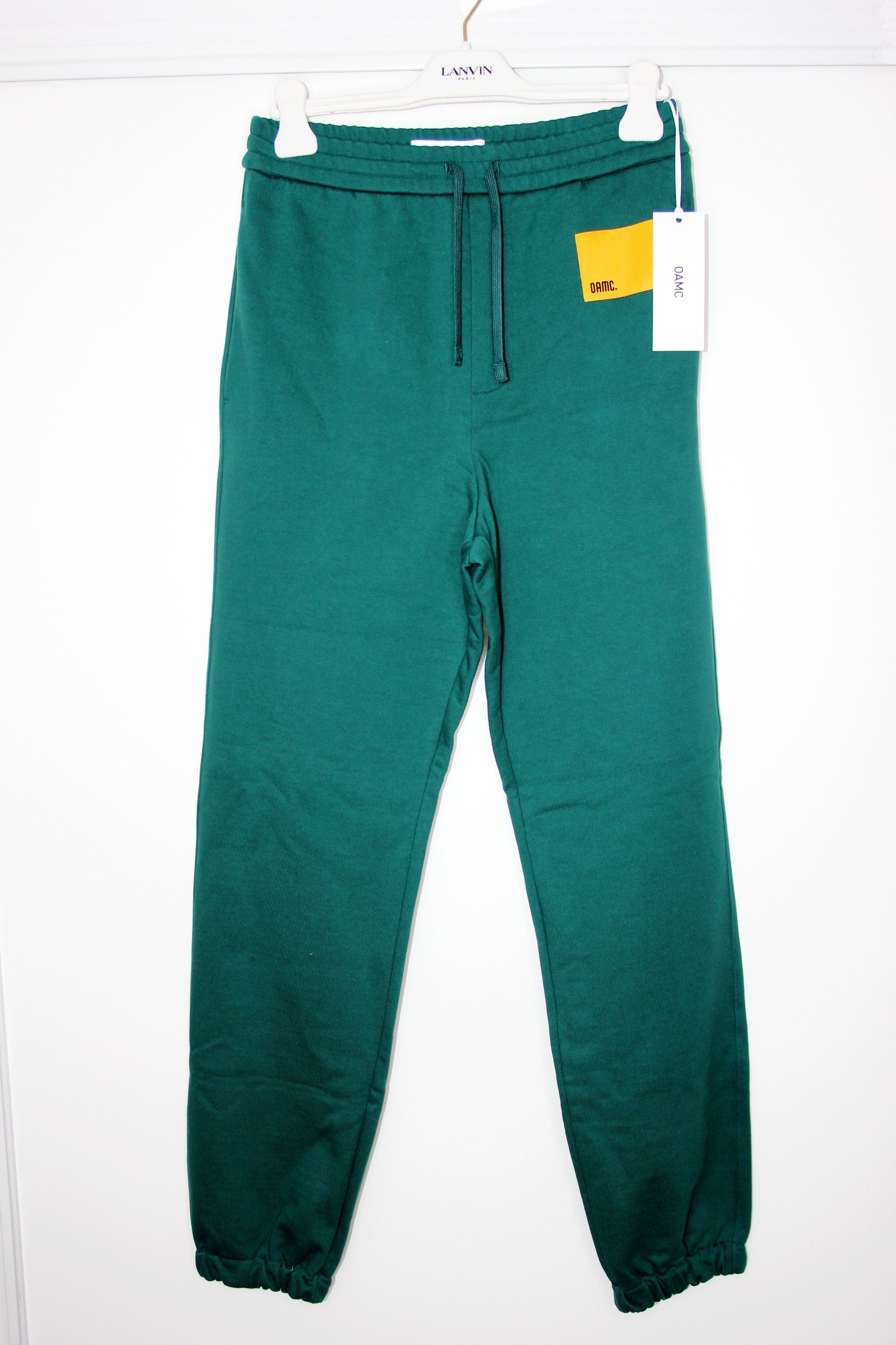 OAMC BNWT SS22 OAMC GREEN JERSEY SWEATPANTS S Size US 30 / EU 46 - 2 Thumbnail
