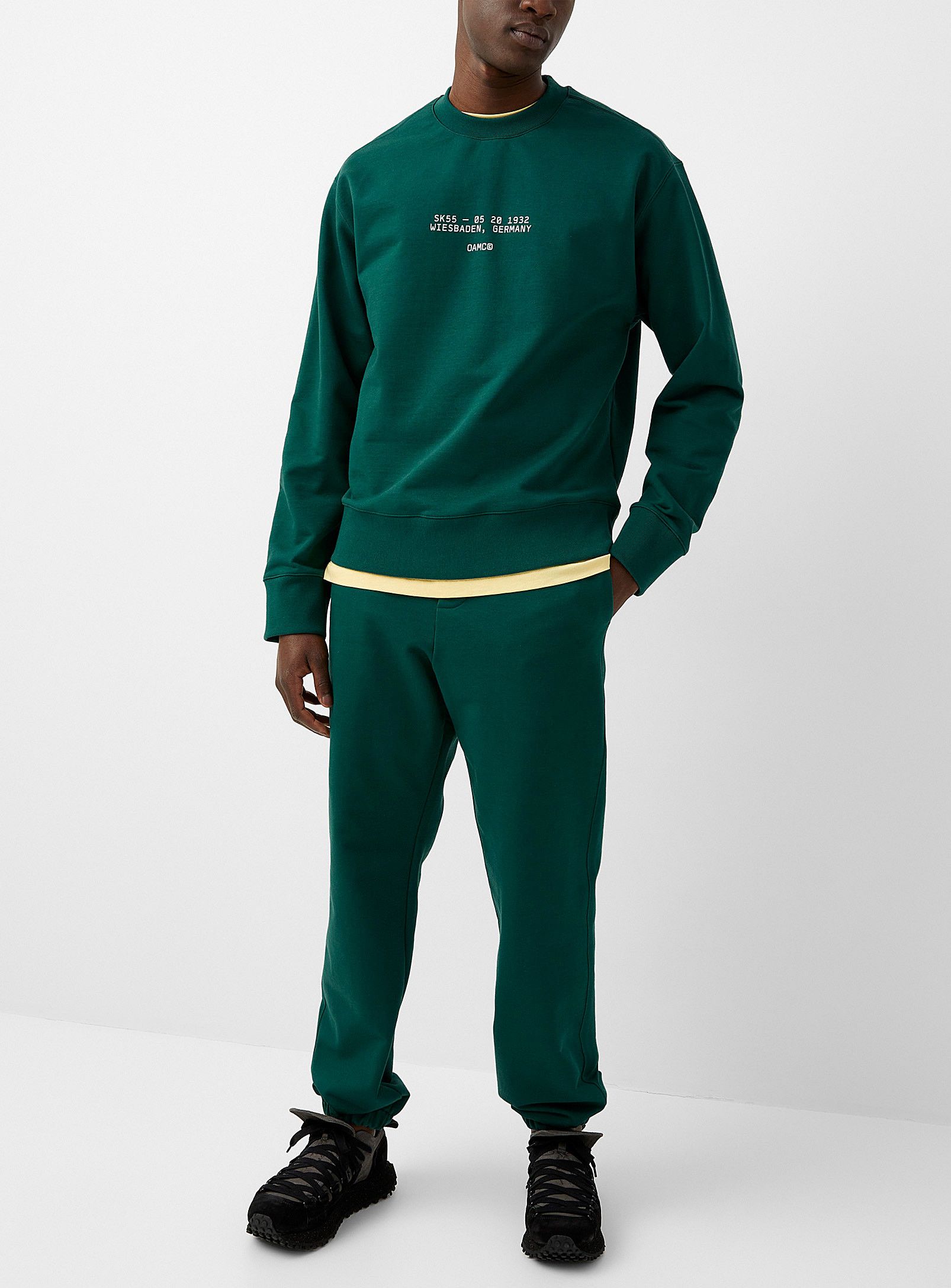 OAMC BNWT SS22 OAMC GREEN JERSEY SWEATPANTS S Size US 30 / EU 46 - 12 Thumbnail
