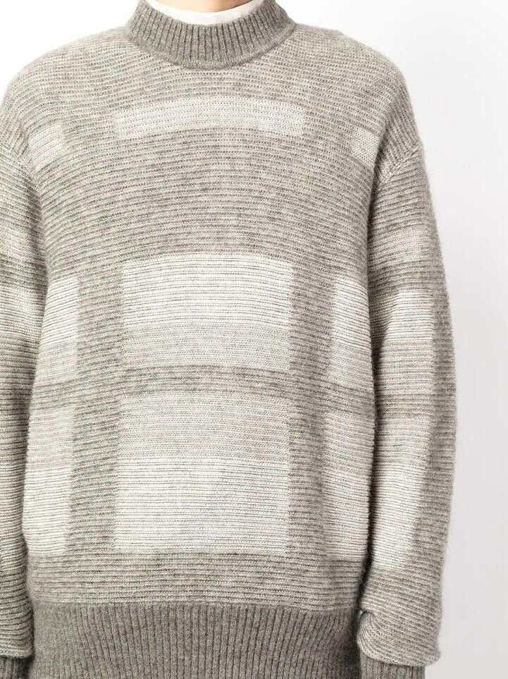 Julius BNWT AW21 JULIUS "RESILIENCE" GEO PATTERN ALPACA SWEATER 1 Size US S / EU 44-46 / 1 - 11 Thumbnail
