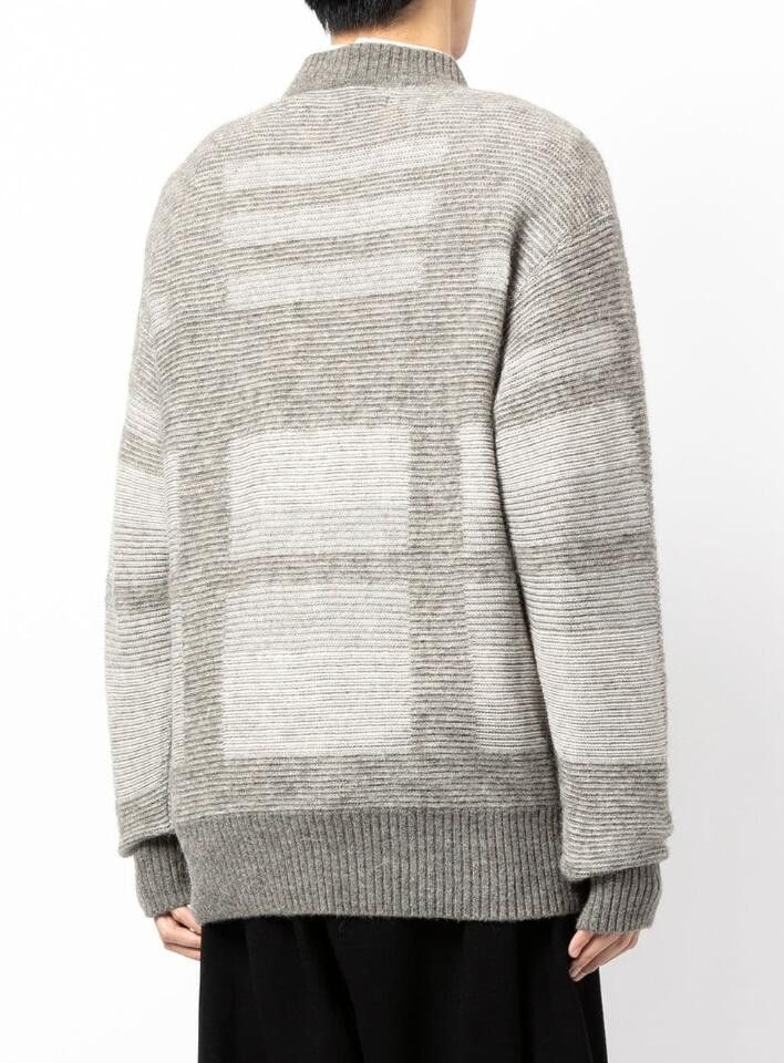 Julius BNWT AW21 JULIUS "RESILIENCE" GEO PATTERN ALPACA SWEATER 1 Size US S / EU 44-46 / 1 - 12 Thumbnail