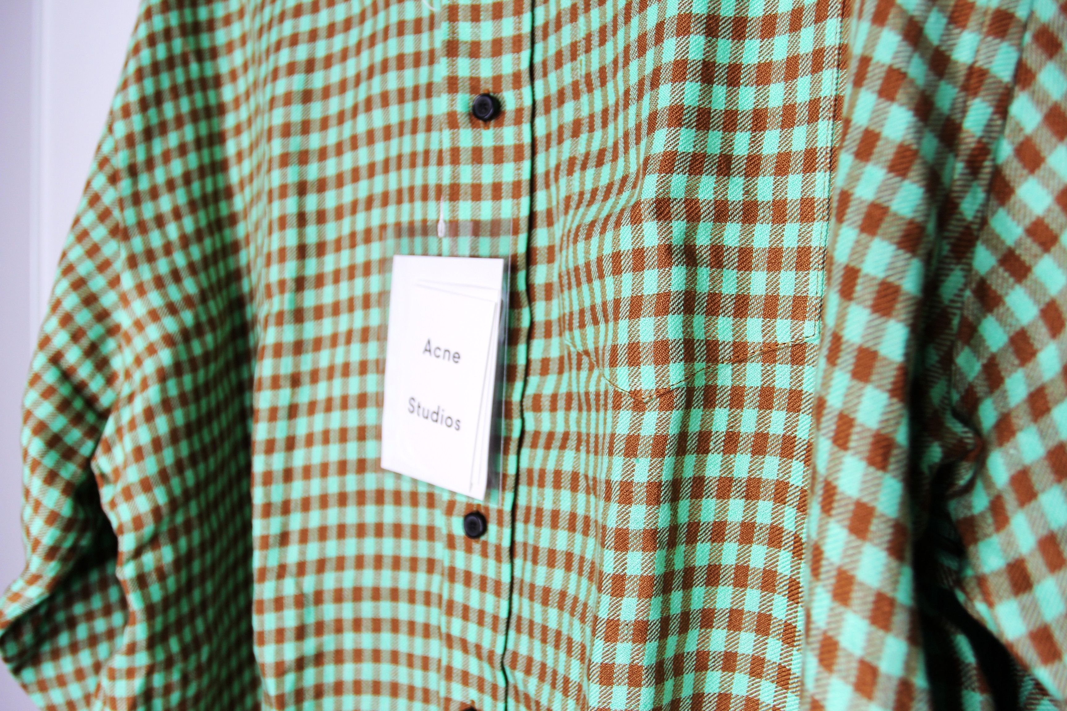 Acne Studios BNWT SS20 ACNE STUDIOS CHECKED LINEN SHIRT 50 Size US M / EU 48-50 / 2 - 5 Thumbnail