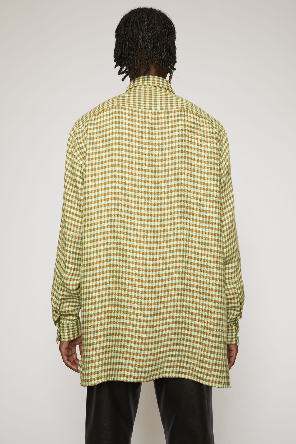 Acne Studios BNWT SS20 ACNE STUDIOS CHECKED LINEN SHIRT 50 Size US M / EU 48-50 / 2 - 13 Thumbnail