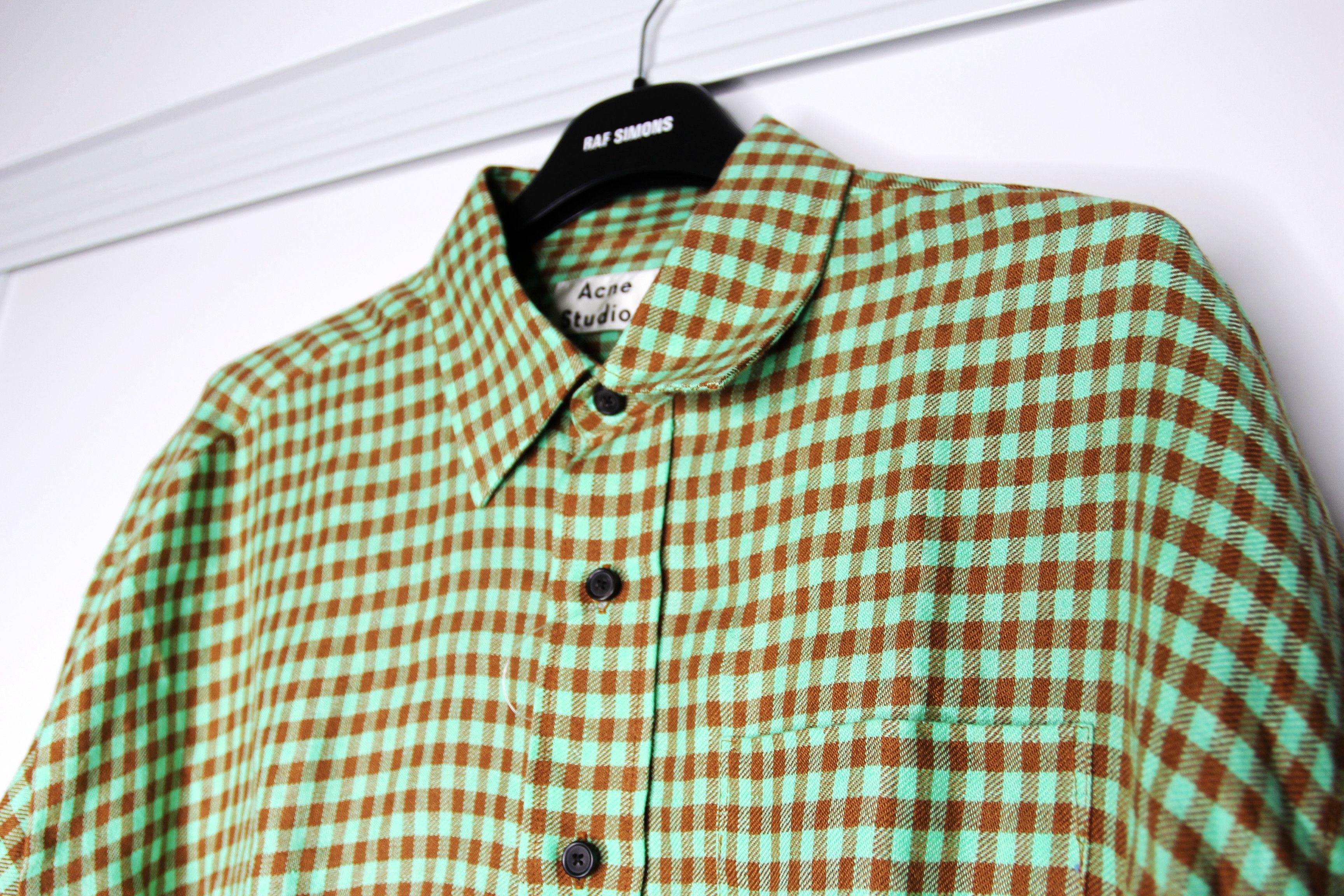 Acne Studios BNWT SS20 ACNE STUDIOS CHECKED LINEN SHIRT 50 Size US M / EU 48-50 / 2 - 4 Thumbnail