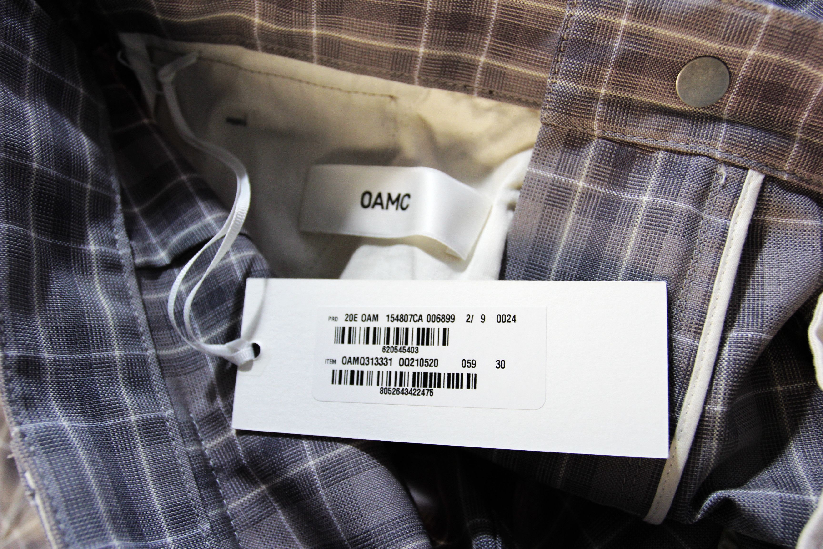 OAMC BNWT SS20 OAMC PLAID SHORTS 30 Size US 30 / EU 46 - 7 Thumbnail