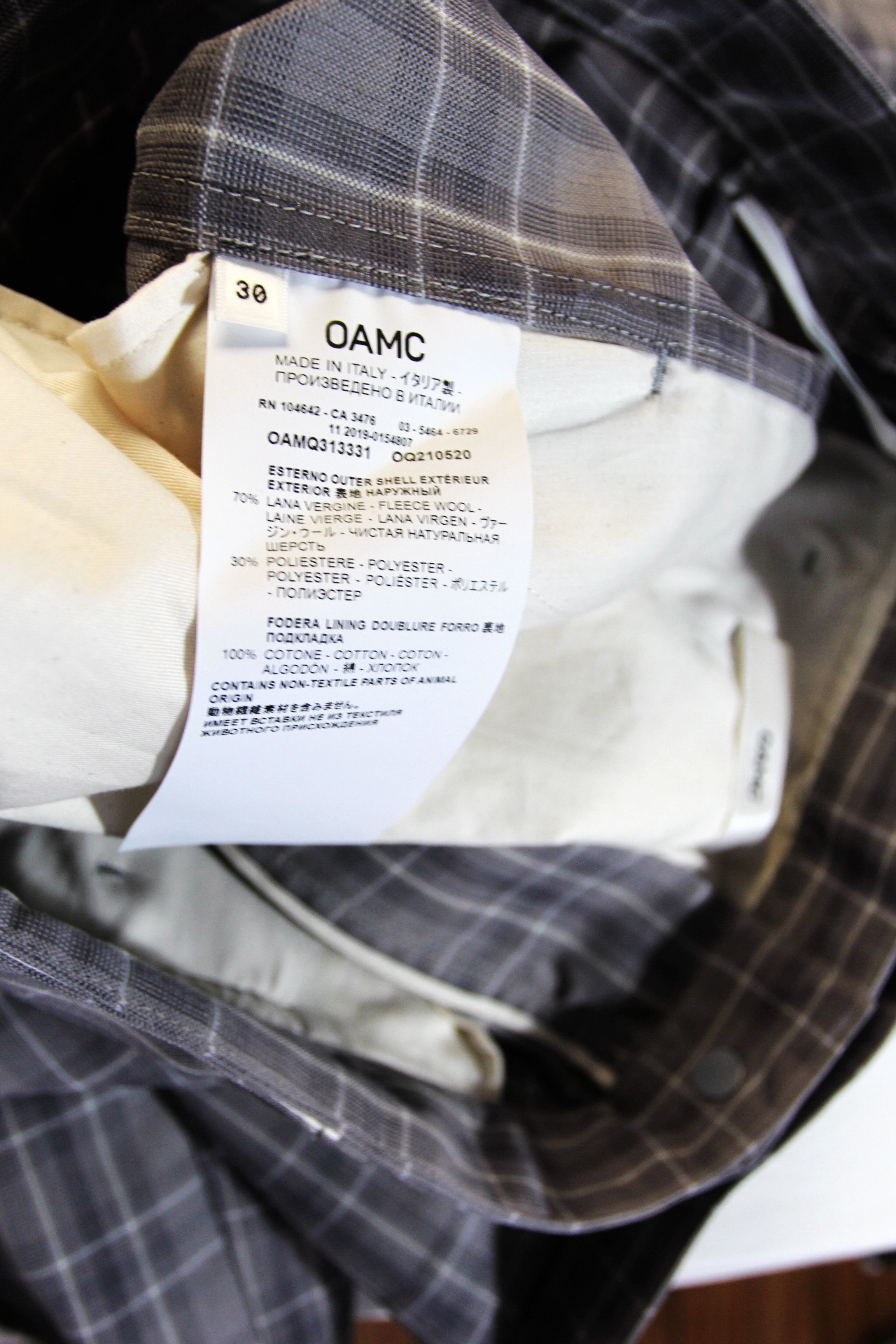 OAMC BNWT SS20 OAMC PLAID SHORTS 30 Size US 30 / EU 46 - 8 Thumbnail