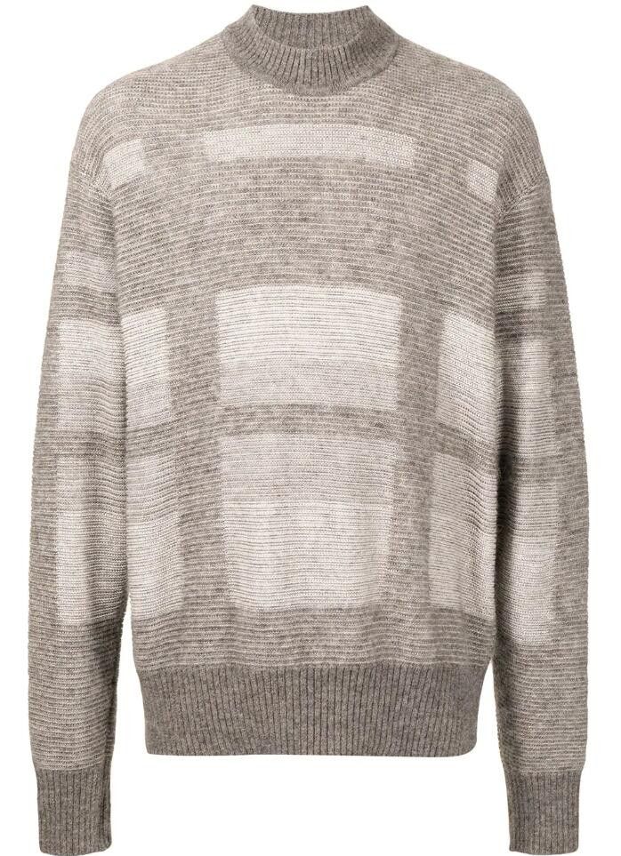 Julius BNWT AW21 JULIUS "RESILIENCE" GEO PATTERN ALPACA SWEATER 3 Size US L / EU 52-54 / 3 - 11 Thumbnail