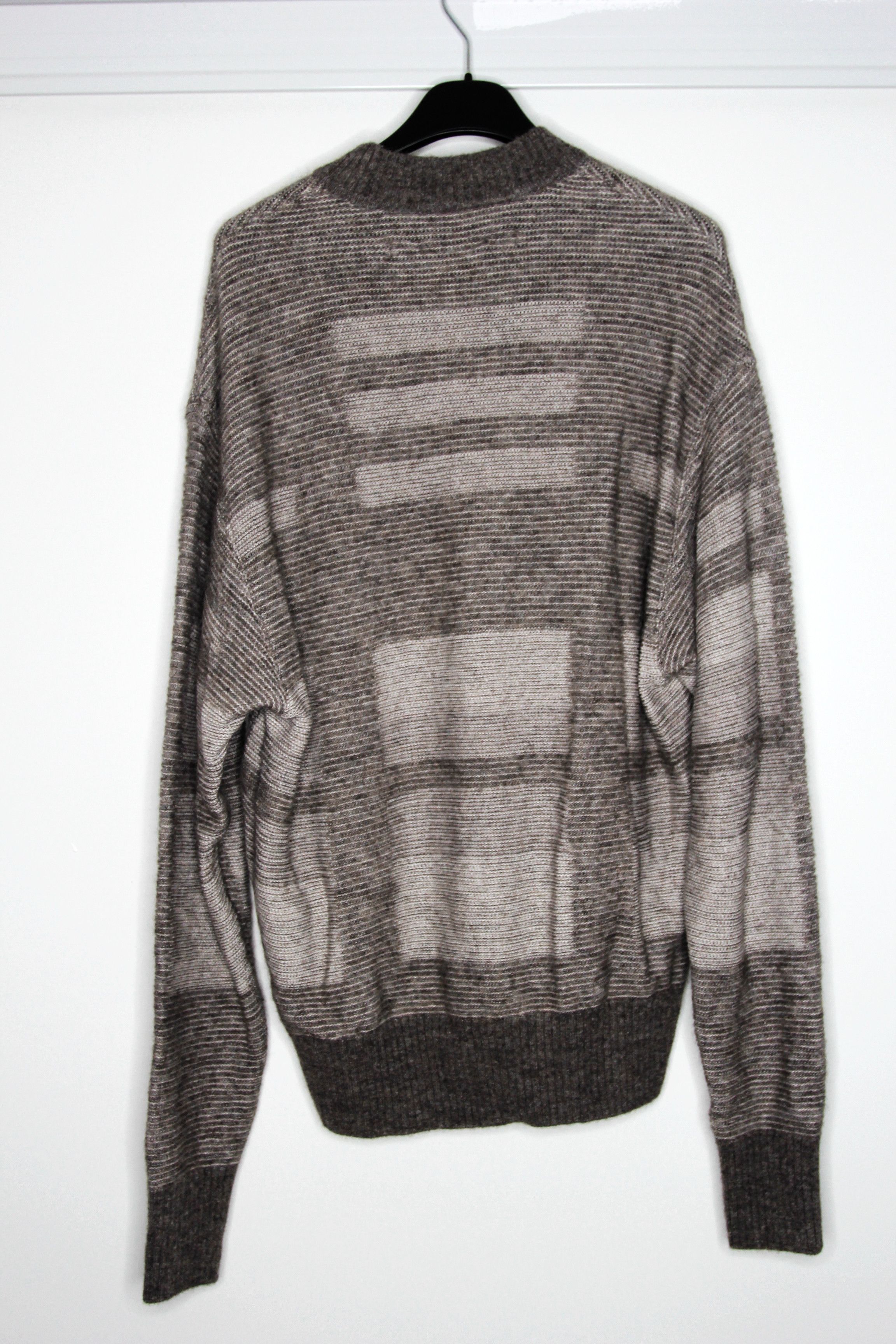Julius BNWT AW21 JULIUS "RESILIENCE" GEO PATTERN ALPACA SWEATER 3 Size US L / EU 52-54 / 3 - 3 Thumbnail