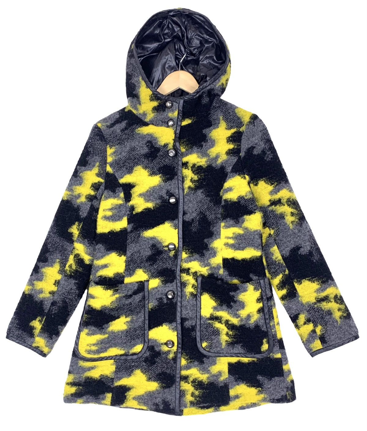 Evex by Krizia Italian designer Camouflage Jacket Hoodie