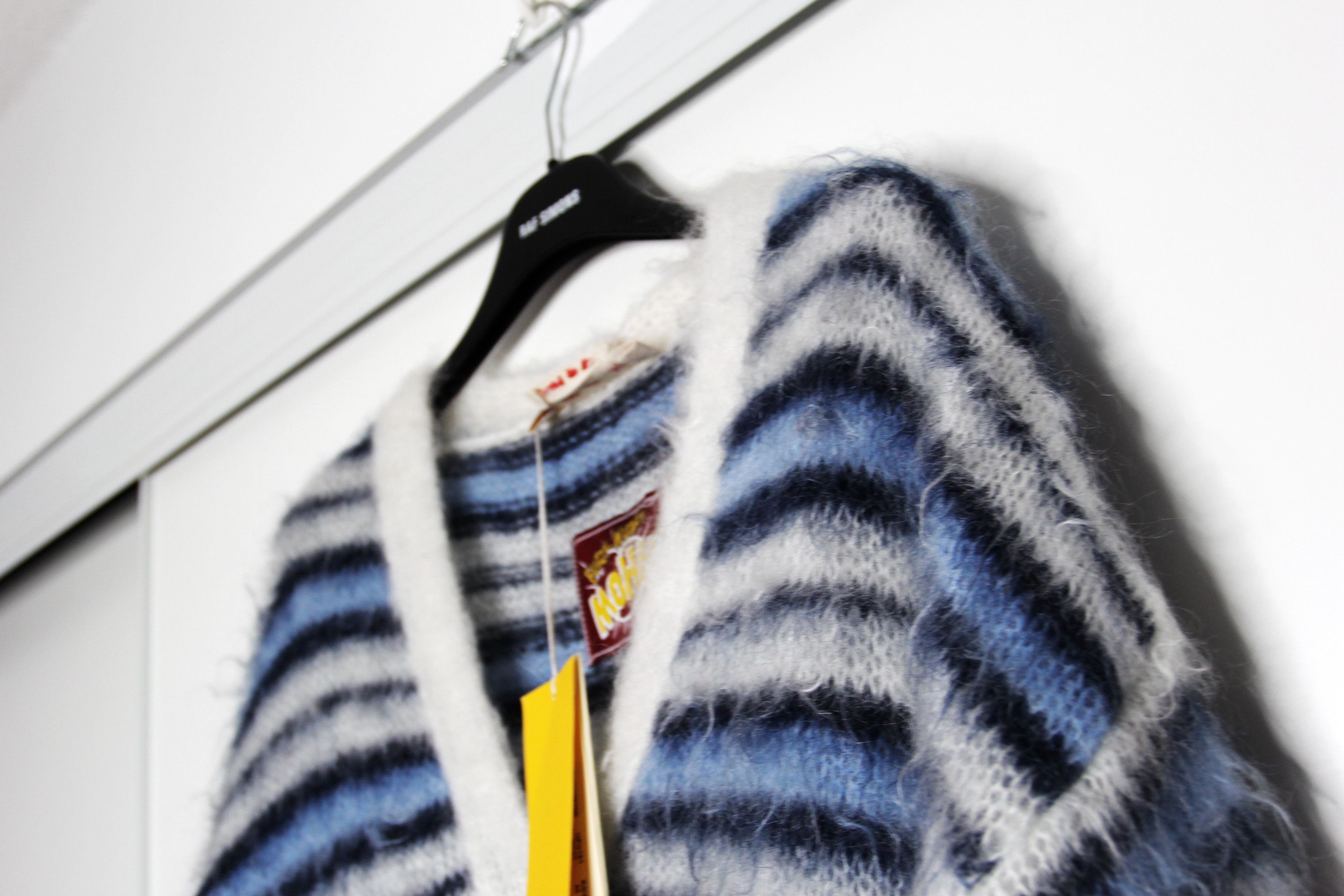 Marni BNWT SS22 MARNI GROOVY STRIPED MOHAIR CARDIGAN 42 Size US L / EU 52-54 / 3 - 4 Thumbnail