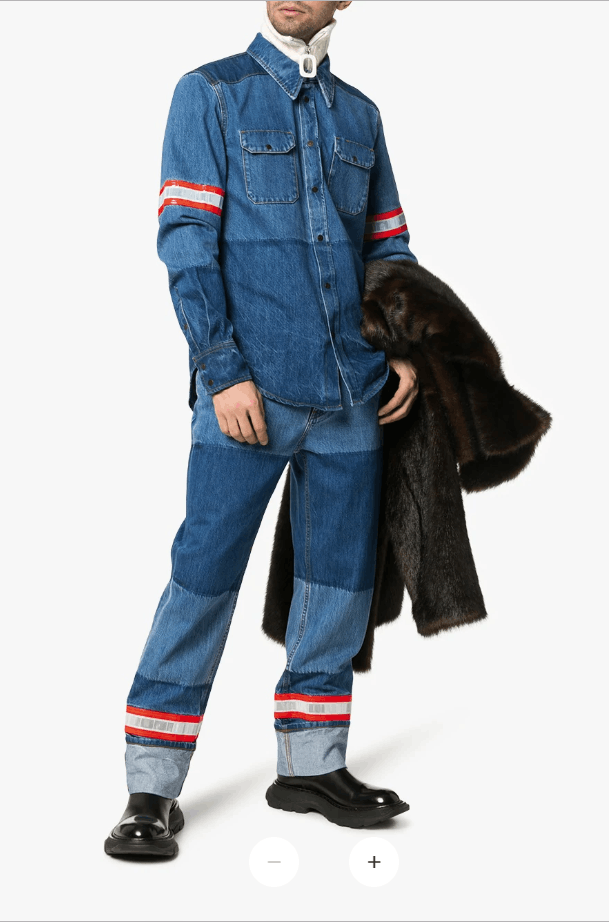 Calvin Klein 205W39NYC SS19 CALVIN KLEIN 205W39NYC DENIM JACKET M Size US M / EU 48-50 / 2 - 18 Thumbnail