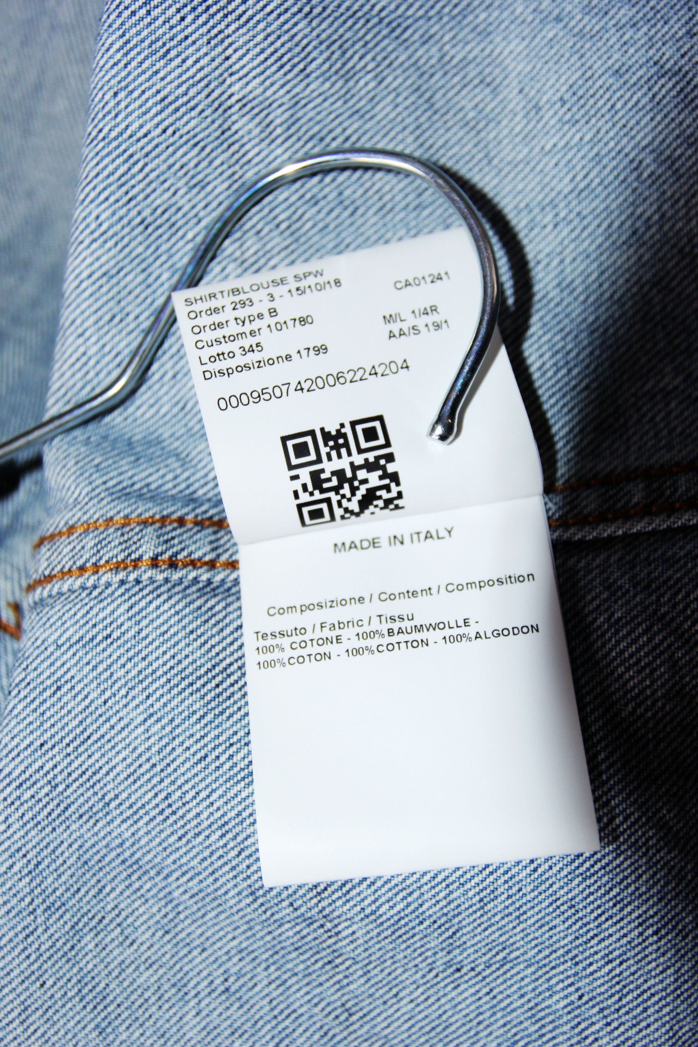 Calvin Klein 205W39NYC SS19 CALVIN KLEIN 205W39NYC DENIM JACKET M Size US M / EU 48-50 / 2 - 15 Thumbnail
