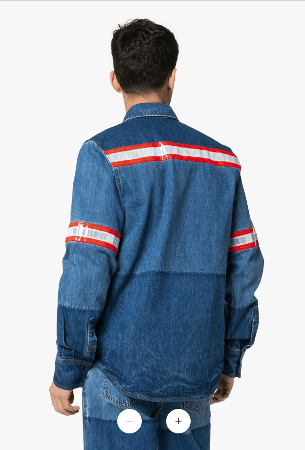 Calvin Klein 205W39NYC SS19 CALVIN KLEIN 205W39NYC DENIM JACKET M Size US M / EU 48-50 / 2 - 16 Thumbnail
