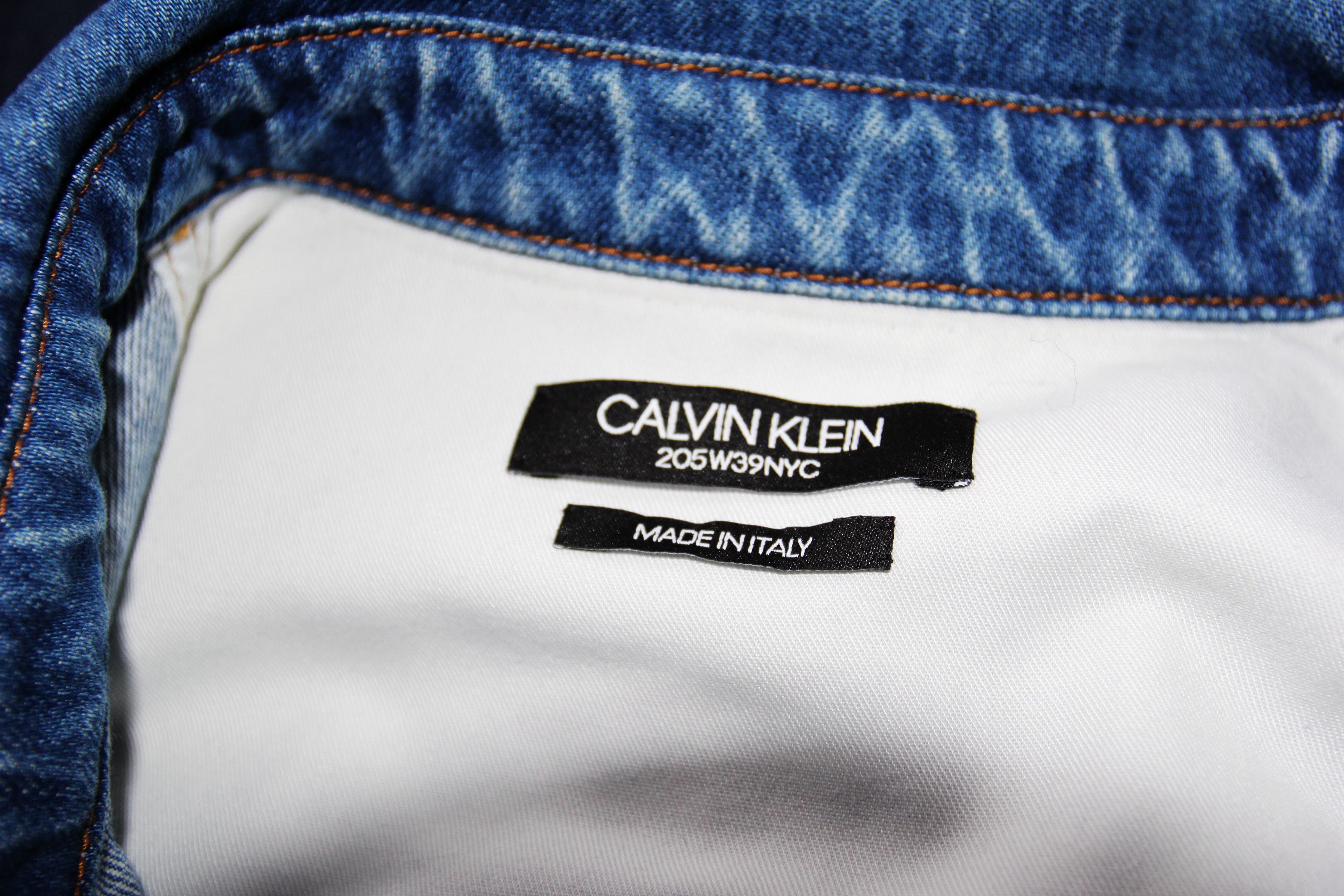 Calvin Klein 205W39NYC SS19 CALVIN KLEIN 205W39NYC DENIM JACKET M Size US M / EU 48-50 / 2 - 13 Thumbnail