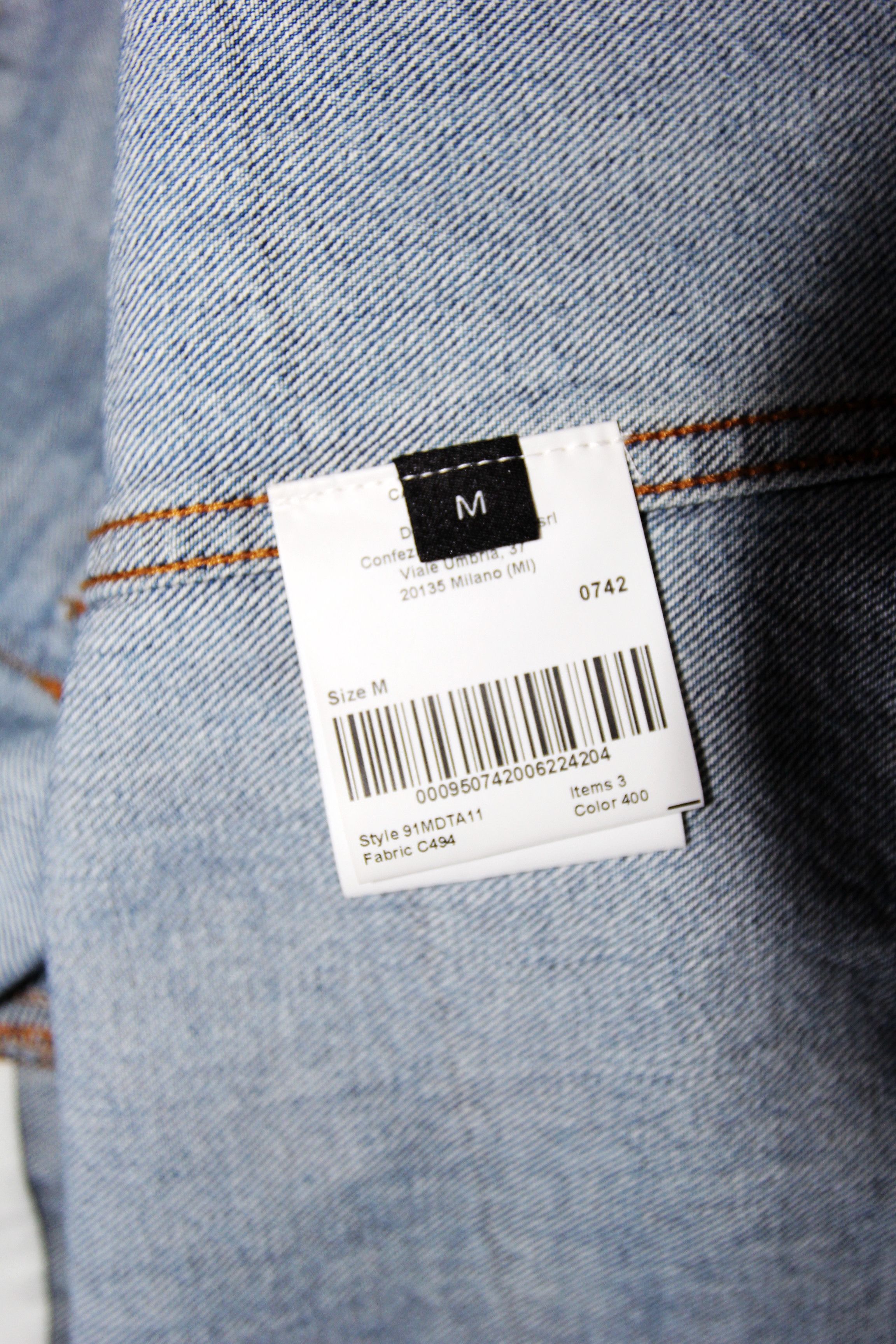 Calvin Klein 205W39NYC SS19 CALVIN KLEIN 205W39NYC DENIM JACKET M Size US M / EU 48-50 / 2 - 14 Thumbnail