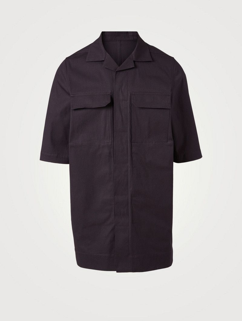 Rick Owens BNWT SS21 RICK OWENS "PHLEGETHON" MAGNUM SHIRT 48 Size US M / EU 48-50 / 2 - 1 Thumbnail