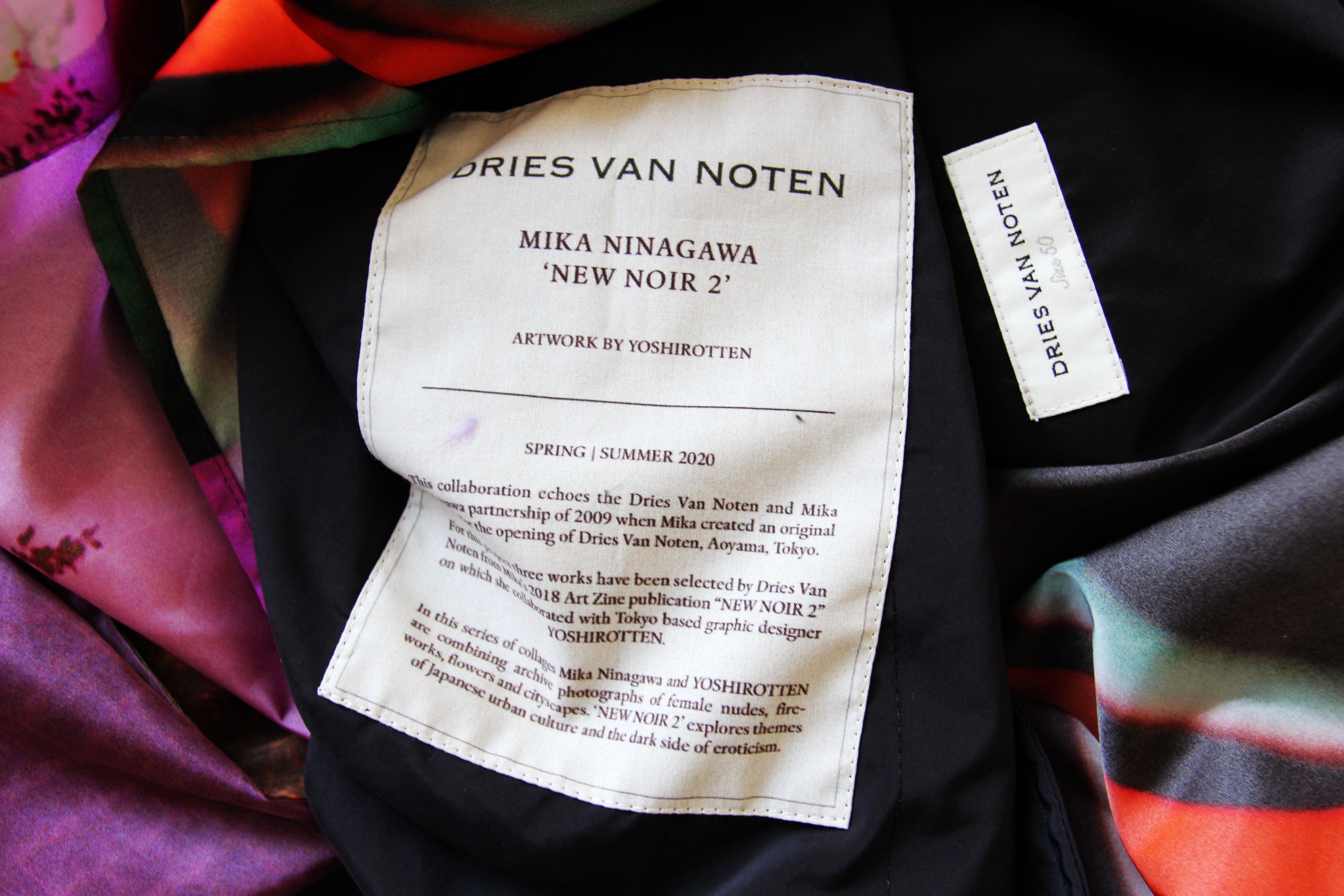Dries Van Noten BNWT SS20 DRIES VAN NOTEN x YOSHIROTTEN ROAL PRINT COAT 50 Size US M / EU 48-50 / 2 - 11 Thumbnail