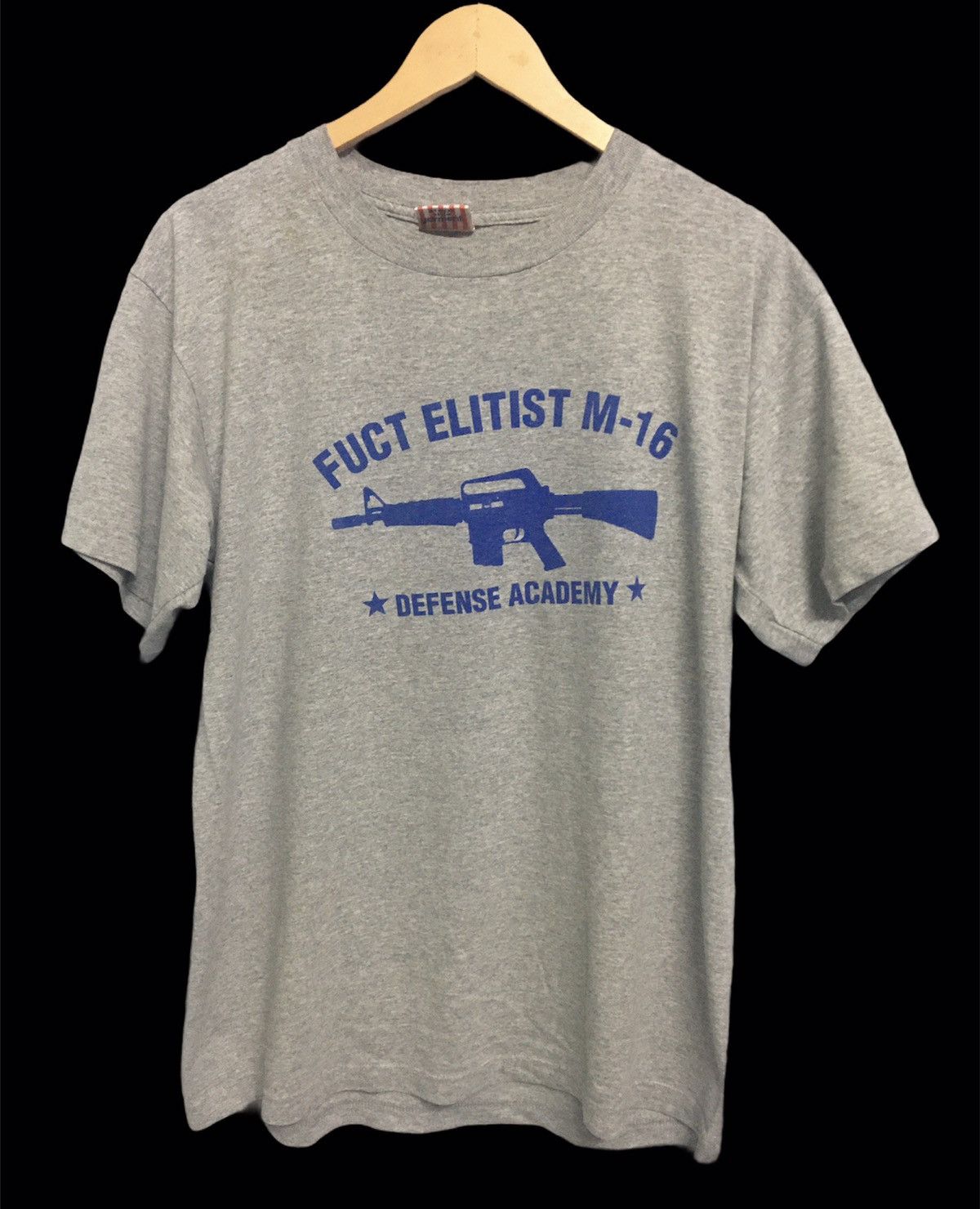 FUCT × Vintage 🔥Vintage FUCT Elitist M-16 Defence Academy tshirt Size US L / EU 52-54 / 3 - 1 Thumbnail
