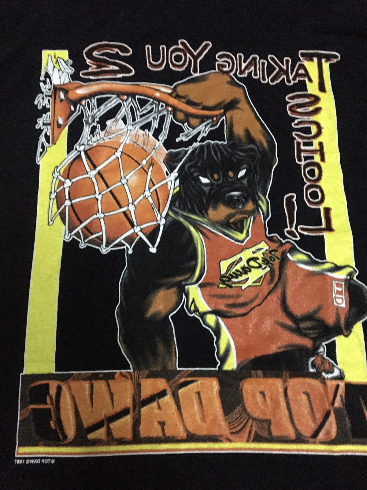 Top Dawg Entertainment Vintage 90’s Top Dawg T-Shirt Made in USA Size US L / EU 52-54 / 3 - 2 Thumbnail