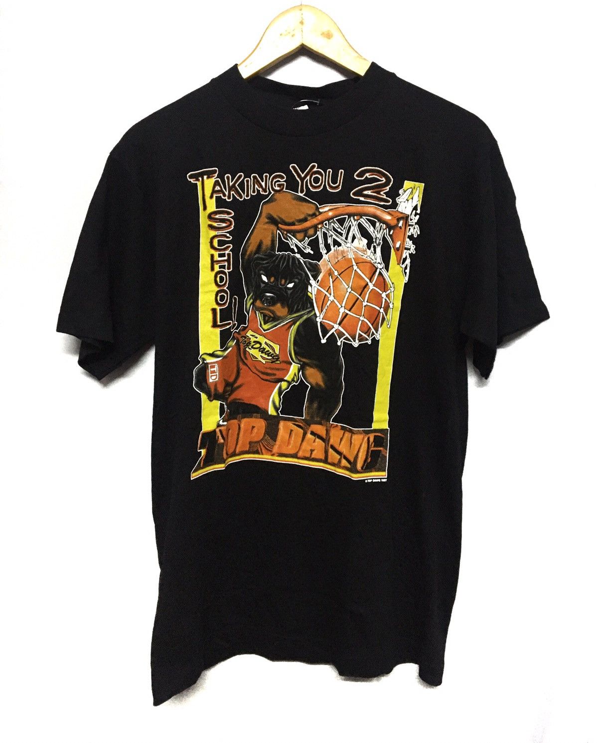 Top Dawg Entertainment Vintage 90’s Top Dawg T-Shirt Made in USA Size US L / EU 52-54 / 3 - 1 Thumbnail