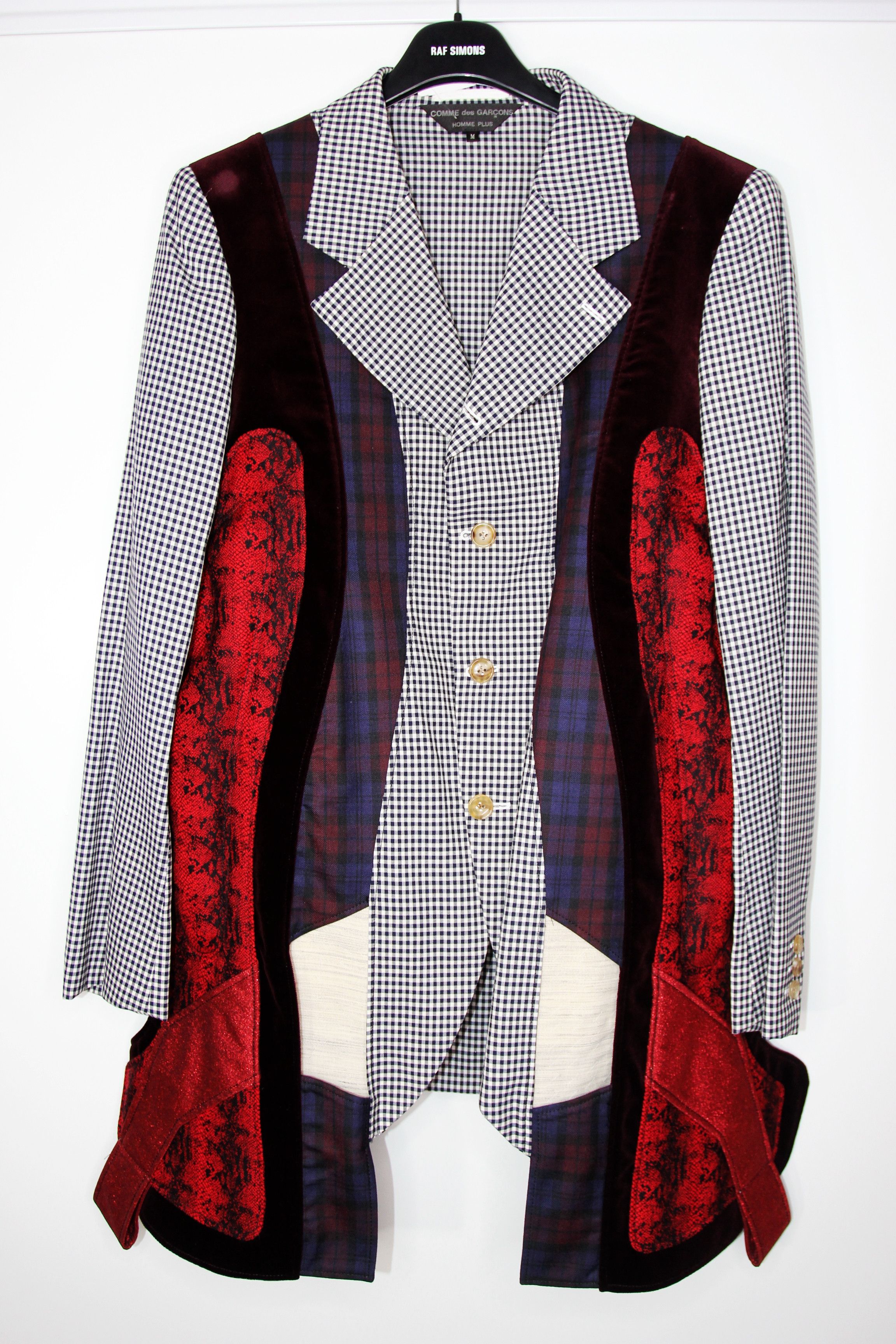 Comme des Garcons Homme Plus BNWT SS18 COMME DES GARCONS PANELLED FITTED JACKET M Size US M / EU 48-50 / 2 - 2 Thumbnail