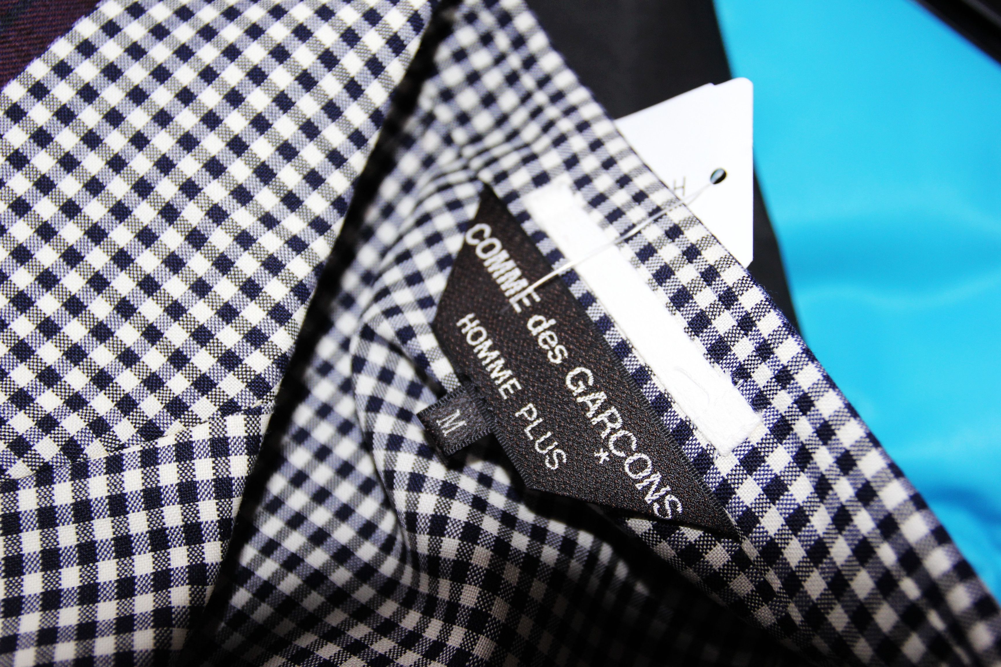 Comme des Garcons Homme Plus BNWT SS18 COMME DES GARCONS PANELLED FITTED JACKET M Size US M / EU 48-50 / 2 - 16 Thumbnail