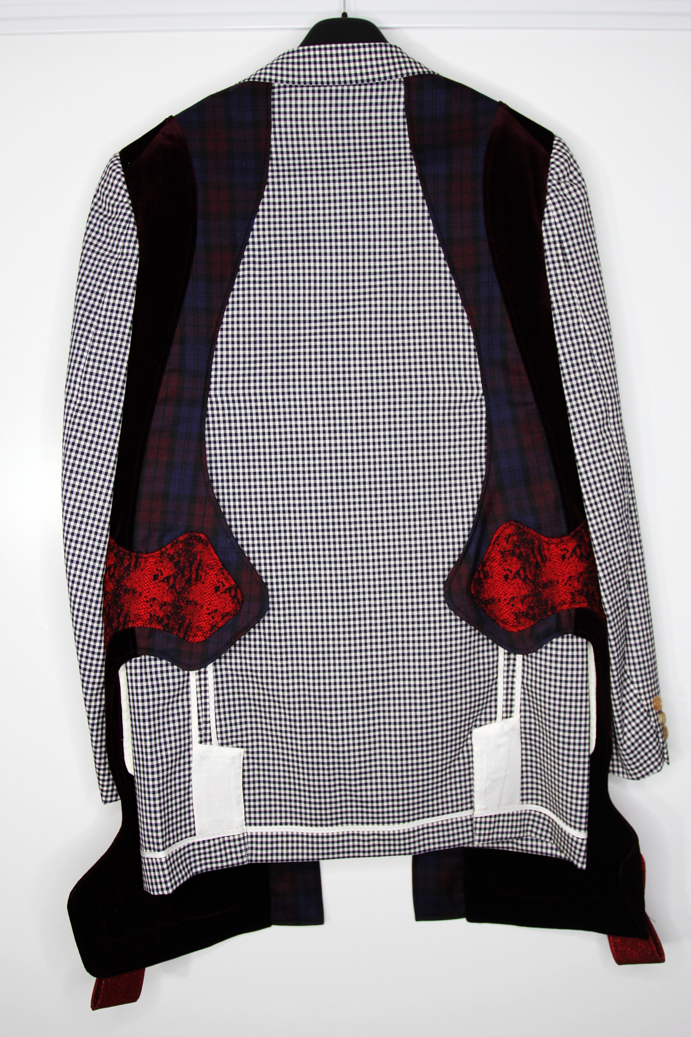 Comme des Garcons Homme Plus BNWT SS18 COMME DES GARCONS PANELLED FITTED JACKET M Size US M / EU 48-50 / 2 - 3 Thumbnail