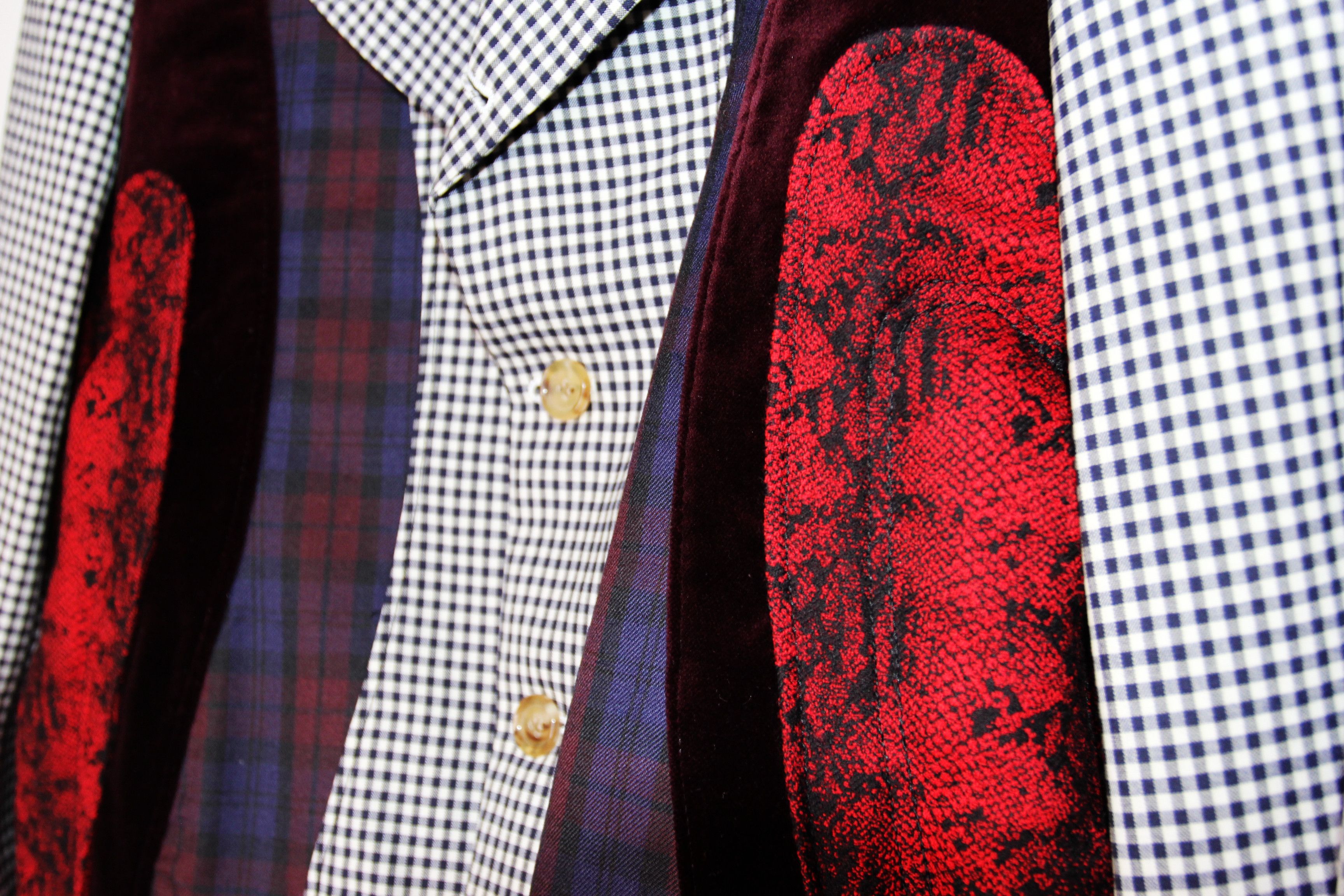 Comme des Garcons Homme Plus BNWT SS18 COMME DES GARCONS PANELLED FITTED JACKET M Size US M / EU 48-50 / 2 - 5 Thumbnail
