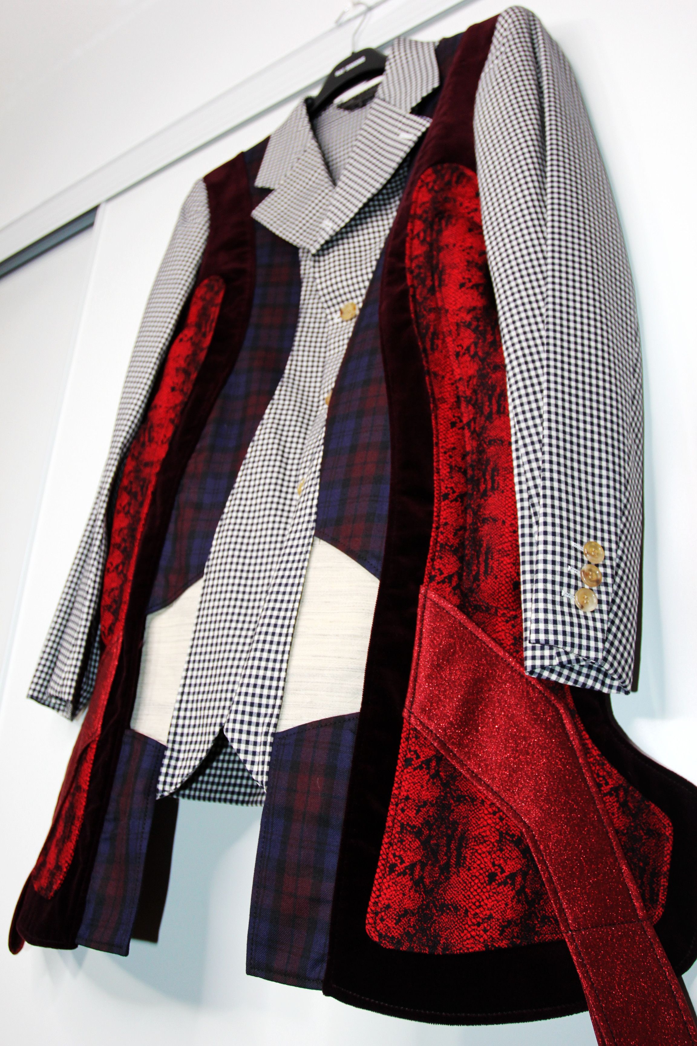 Comme des Garcons Homme Plus BNWT SS18 COMME DES GARCONS PANELLED FITTED JACKET M Size US M / EU 48-50 / 2 - 8 Thumbnail