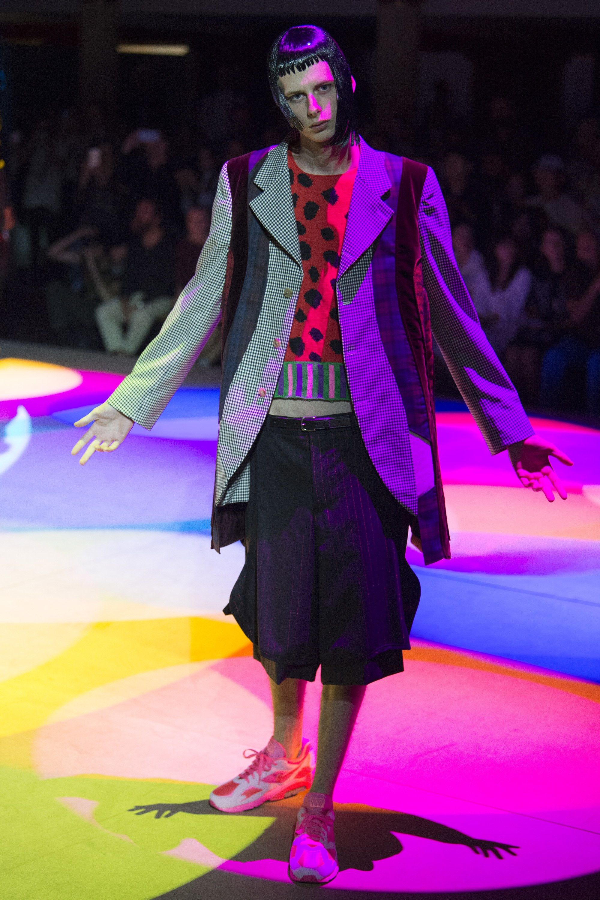 Comme des Garcons Homme Plus BNWT SS18 COMME DES GARCONS PANELLED FITTED JACKET M Size US M / EU 48-50 / 2 - 21 Thumbnail