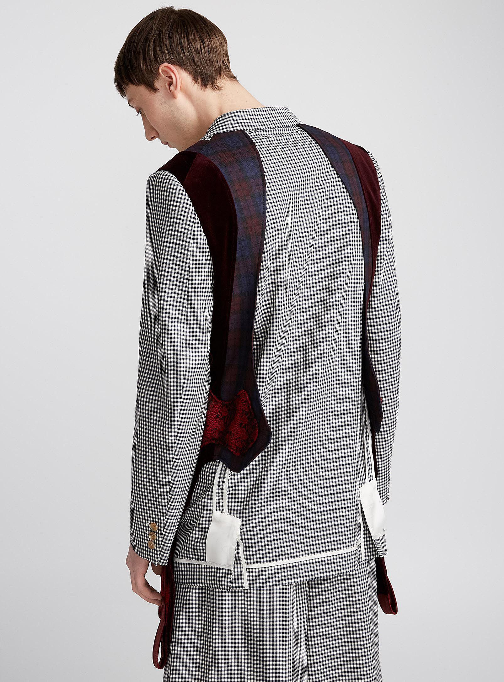 Comme des Garcons Homme Plus BNWT SS18 COMME DES GARCONS PANELLED FITTED JACKET M Size US M / EU 48-50 / 2 - 19 Thumbnail