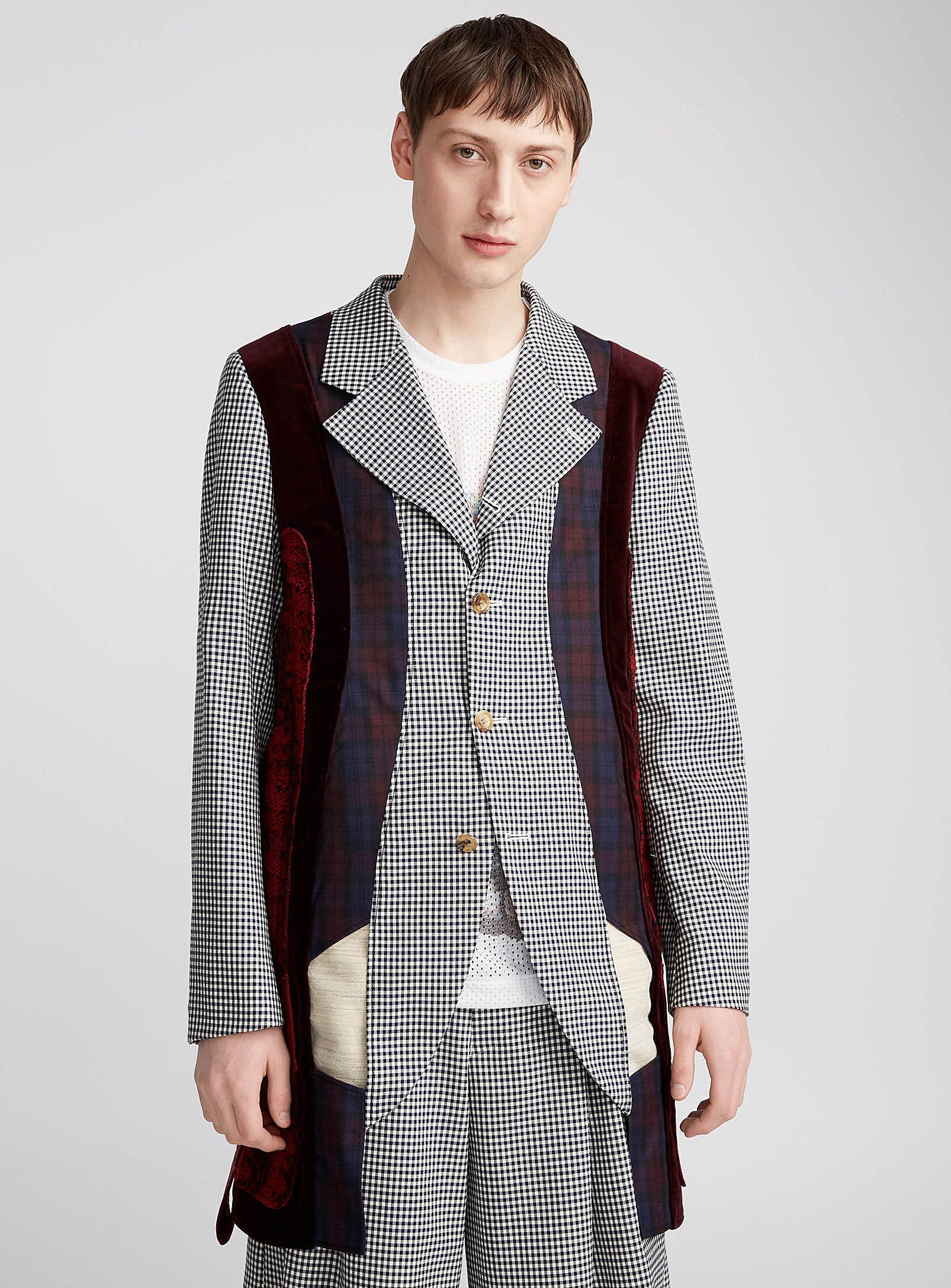 Comme des Garcons Homme Plus BNWT SS18 COMME DES GARCONS PANELLED FITTED JACKET M Size US M / EU 48-50 / 2 - 1 Thumbnail