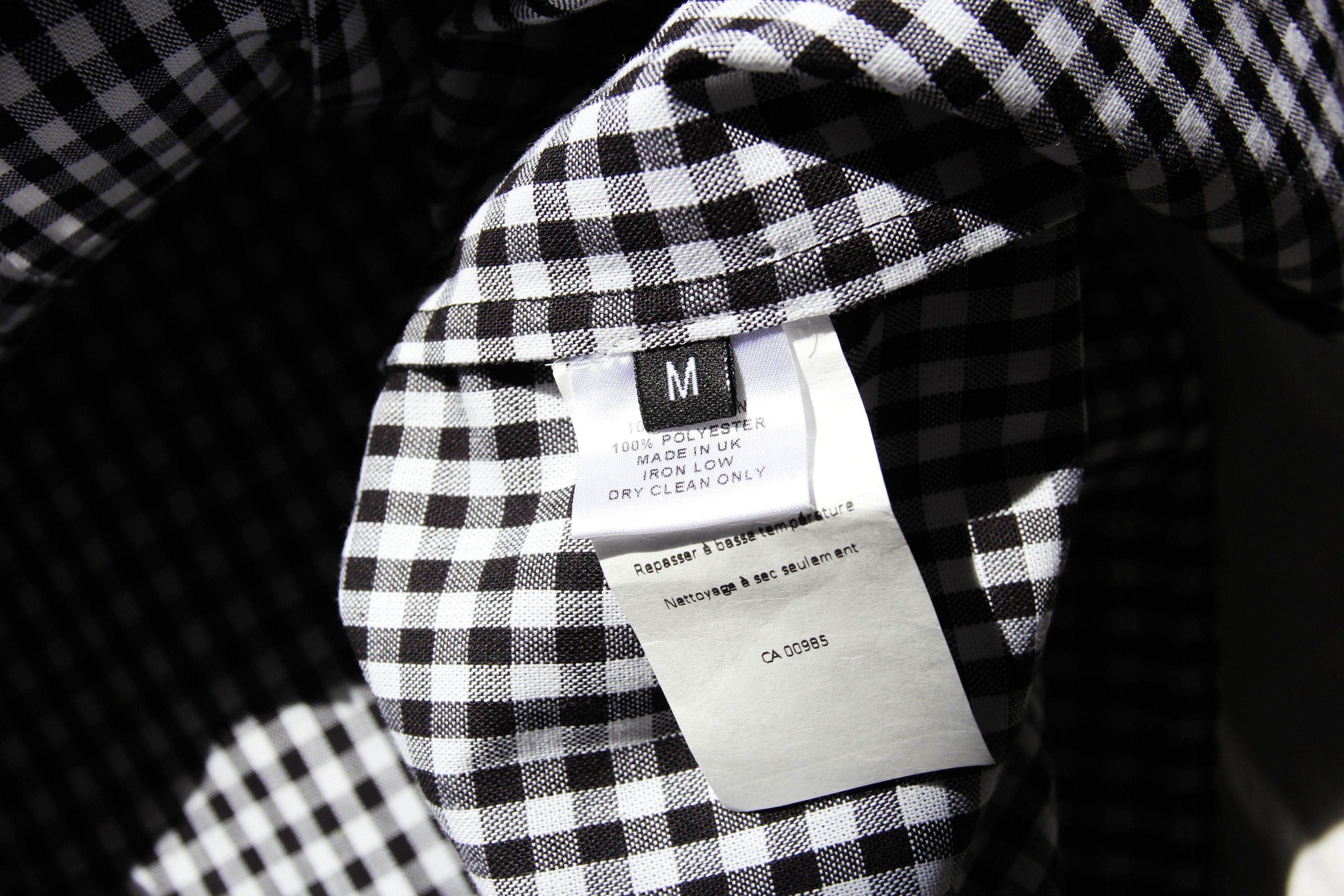 Nicomede Talavera BNWT SS20 NICOMEDE EPISODE 1 GINGHAM SHIRT M Size US M / EU 48-50 / 2 - 12 Thumbnail