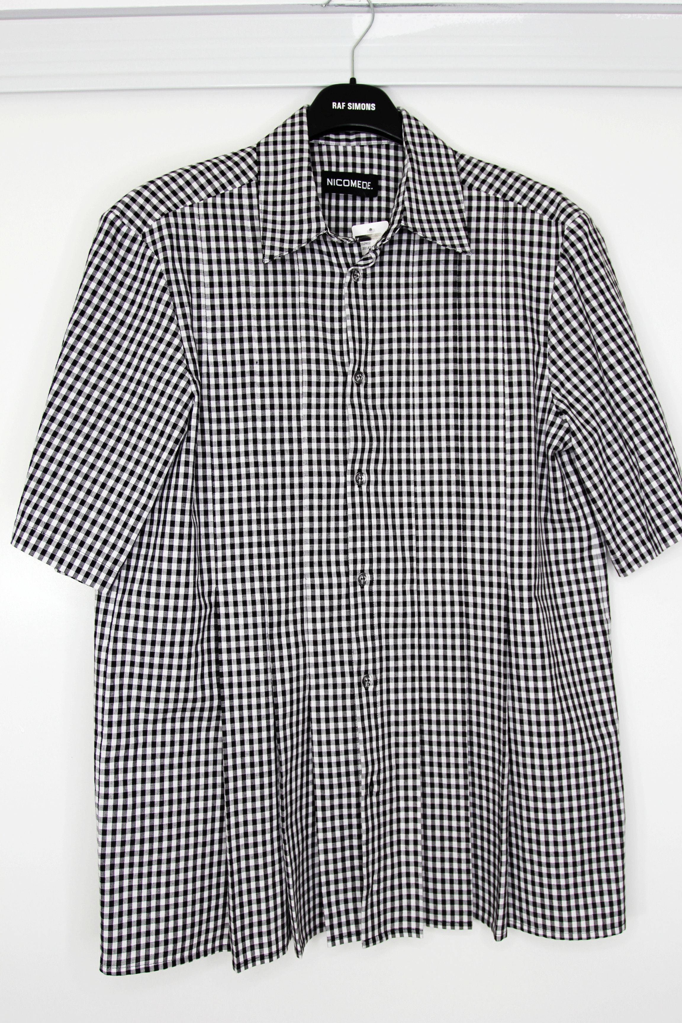 Nicomede Talavera BNWT SS20 NICOMEDE EPISODE 1 GINGHAM SHIRT M Size US M / EU 48-50 / 2 - 2 Thumbnail