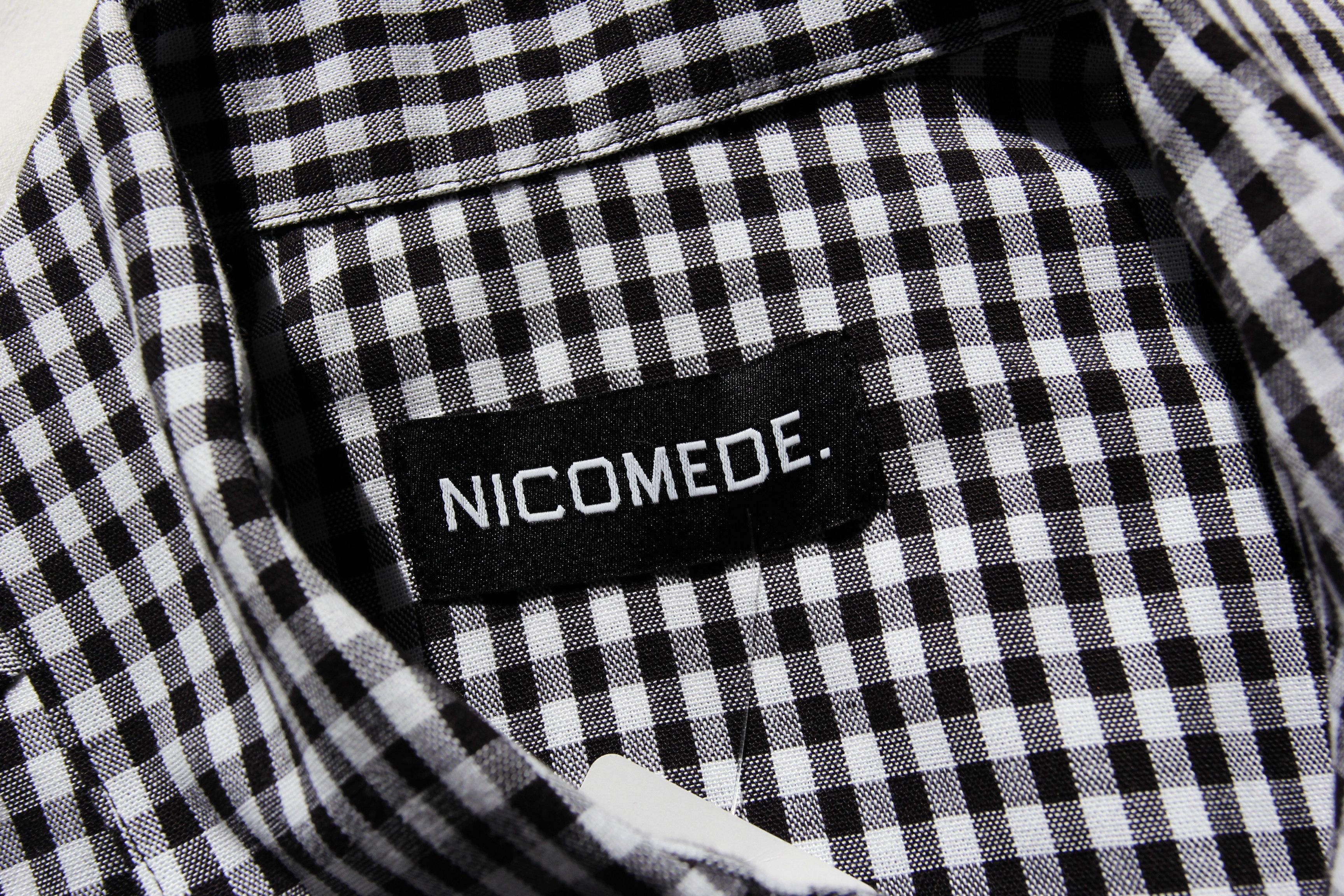 Nicomede Talavera BNWT SS20 NICOMEDE EPISODE 1 GINGHAM SHIRT M Size US M / EU 48-50 / 2 - 11 Thumbnail