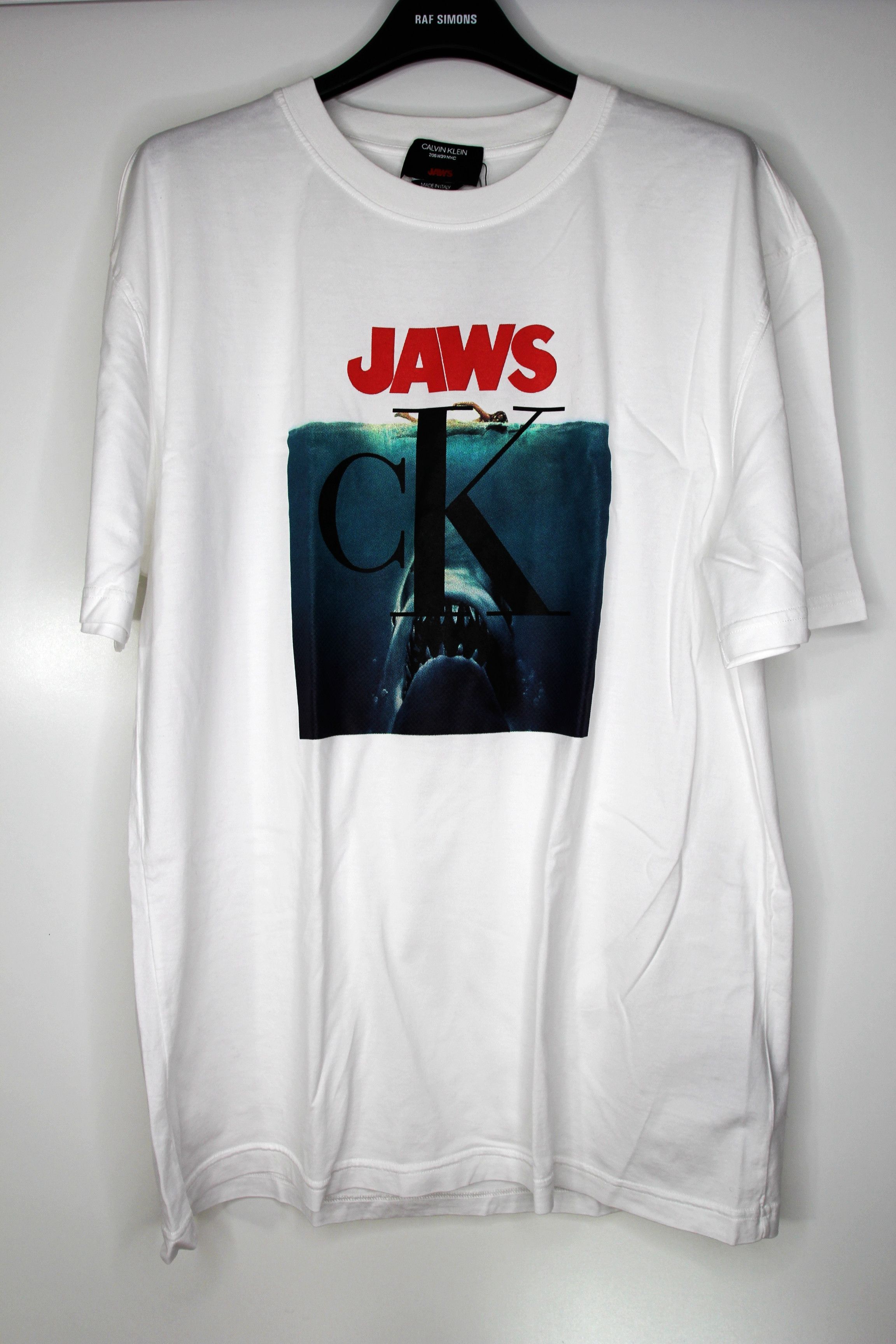 Calvin Klein 205W39NYC BNWT SS19 CALVIN KLEIN 205W39NYC "JAWS" TSHIRT WHITE S Size US S / EU 44-46 / 1 - 2 Thumbnail