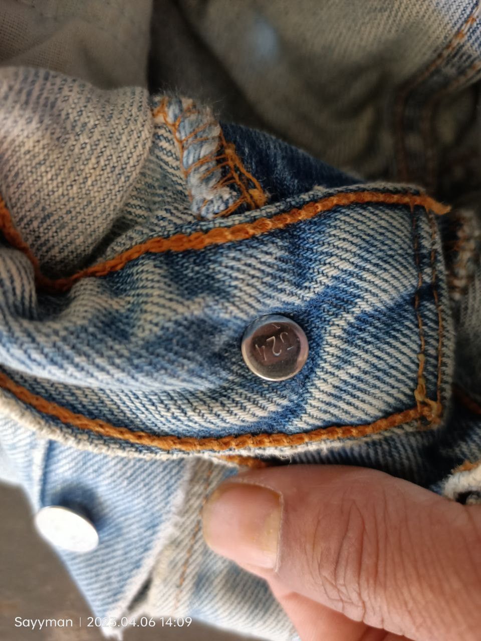 Levi's Vtg 90s Levis 501 Shashiko Boro Jeans Size US 34 / EU 50 - 13 Thumbnail