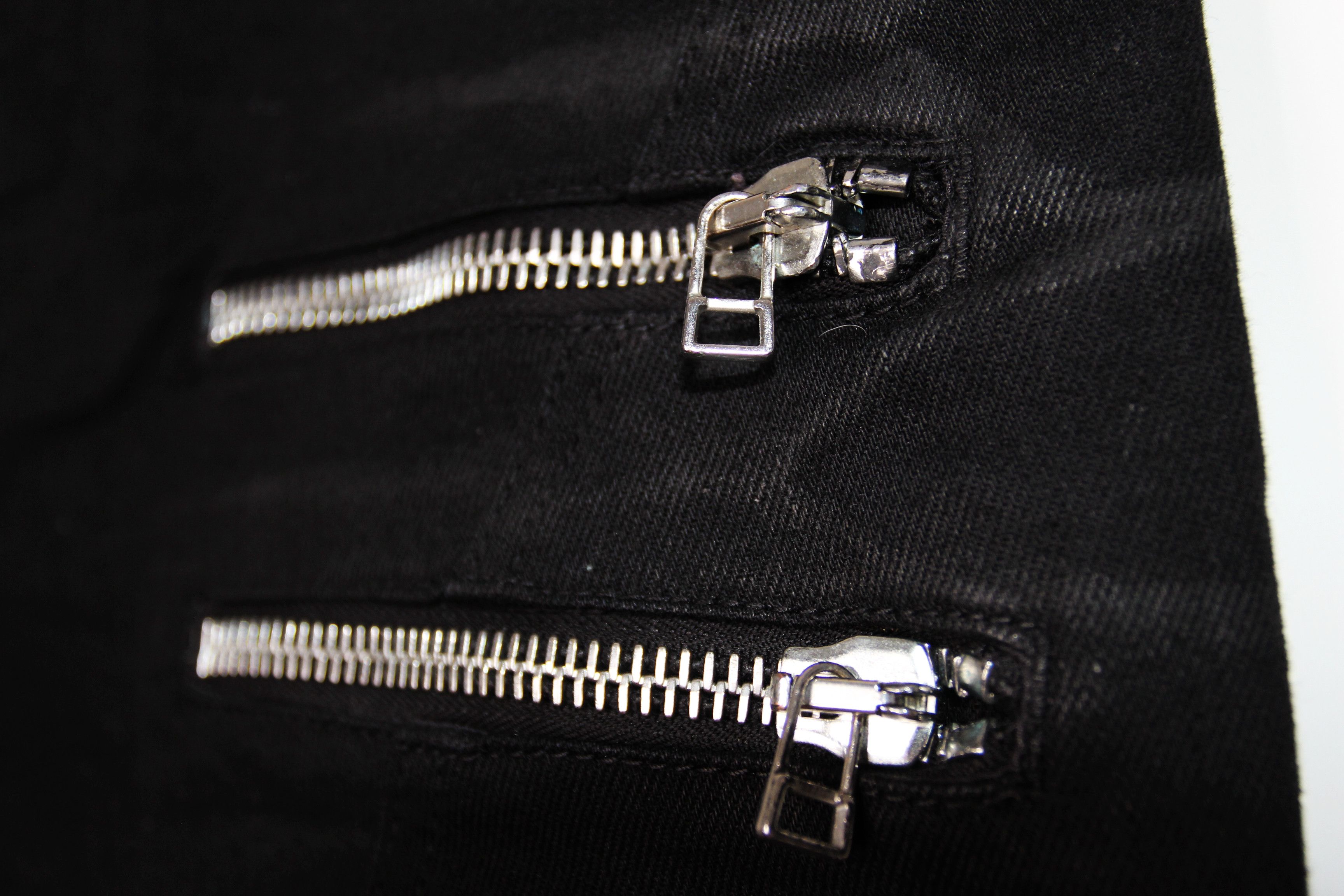 Faith Connexion BNWT AW16 FAITH CONNEXION ZIP COATED DENIM BIKER JEANS 29 Size US 29 - 7 Thumbnail