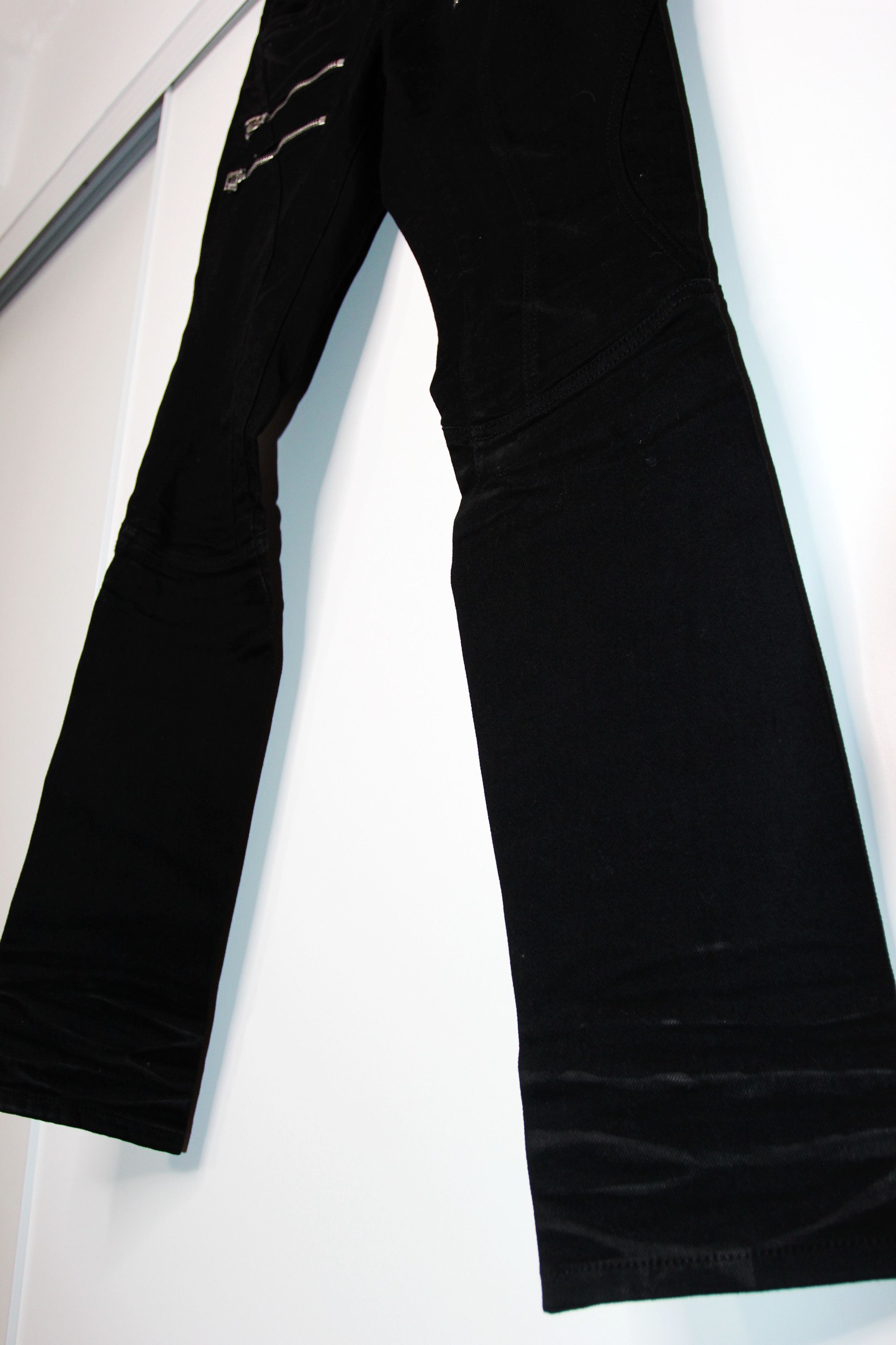 Faith Connexion BNWT AW16 FAITH CONNEXION ZIP COATED DENIM BIKER JEANS 29 Size US 29 - 5 Thumbnail