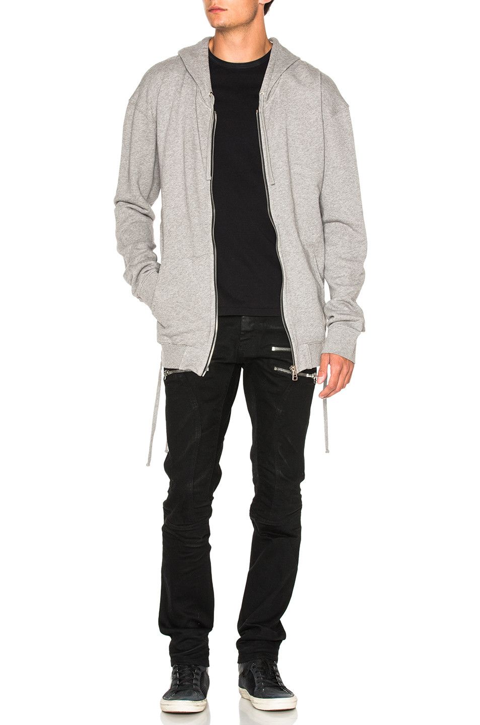 Faith Connexion BNWT AW16 FAITH CONNEXION ZIP COATED DENIM BIKER JEANS 29 Size US 29 - 19 Thumbnail