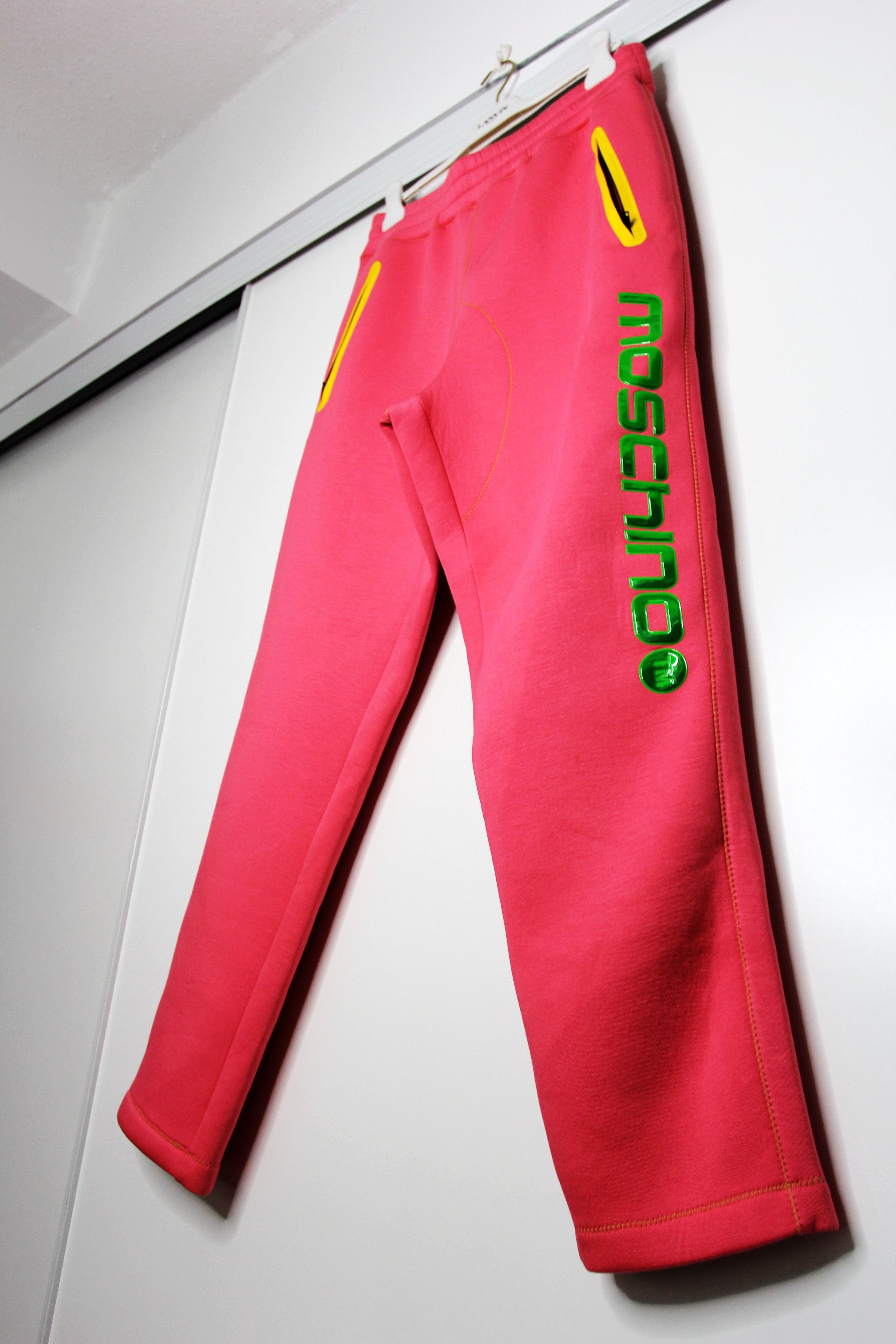 Moschino BNWT SS22 MOSCHINO REFLECTIVE LOGO NEOPRENE SWEATPANTS 48 Size US 32 / EU 48 - 6 Thumbnail