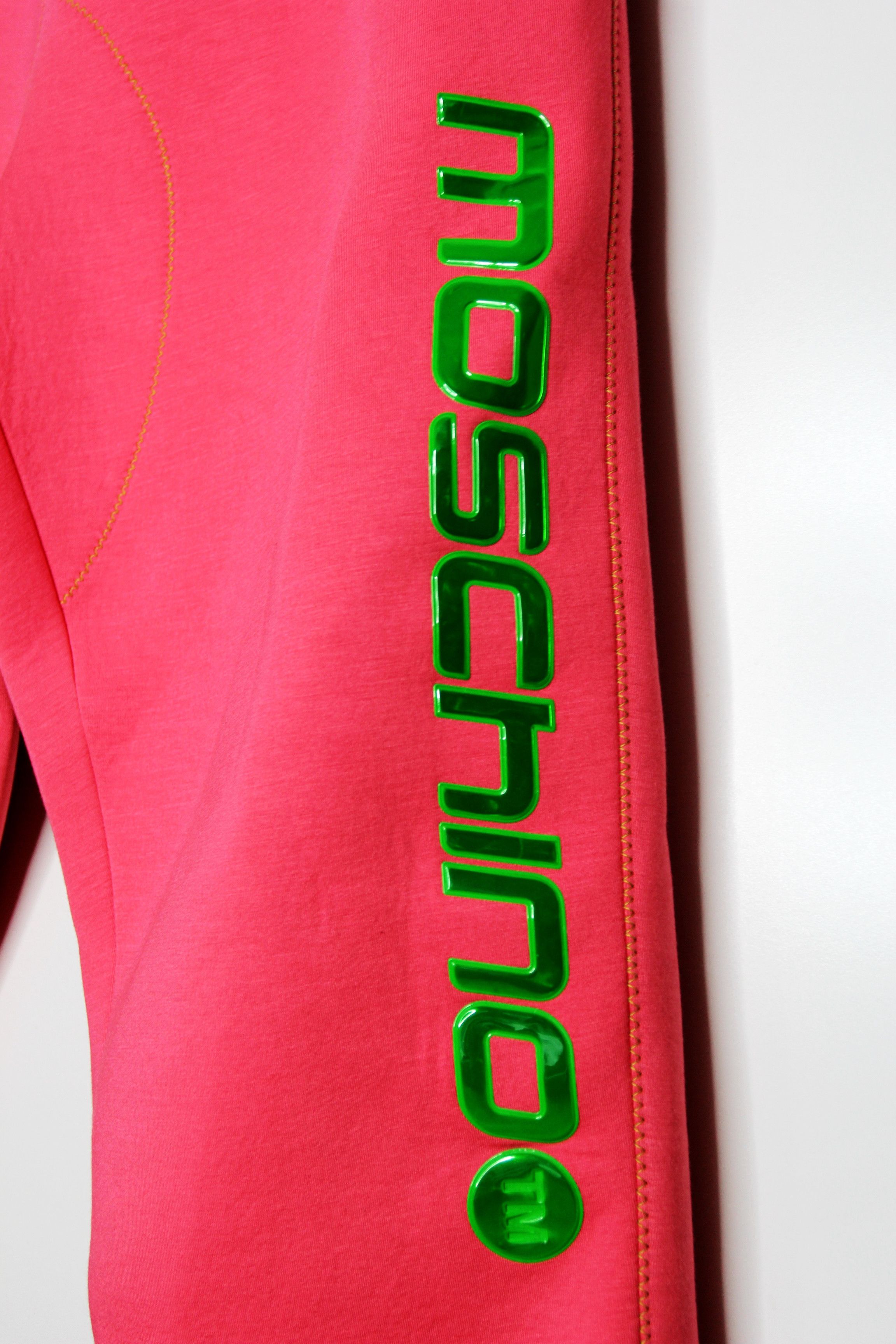 Moschino BNWT SS22 MOSCHINO REFLECTIVE LOGO NEOPRENE SWEATPANTS 48 Size US 32 / EU 48 - 5 Thumbnail