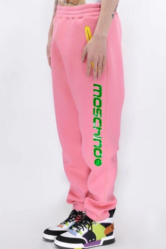 Moschino BNWT SS22 MOSCHINO REFLECTIVE LOGO NEOPRENE SWEATPANTS 48 Size US 32 / EU 48 - 13 Thumbnail