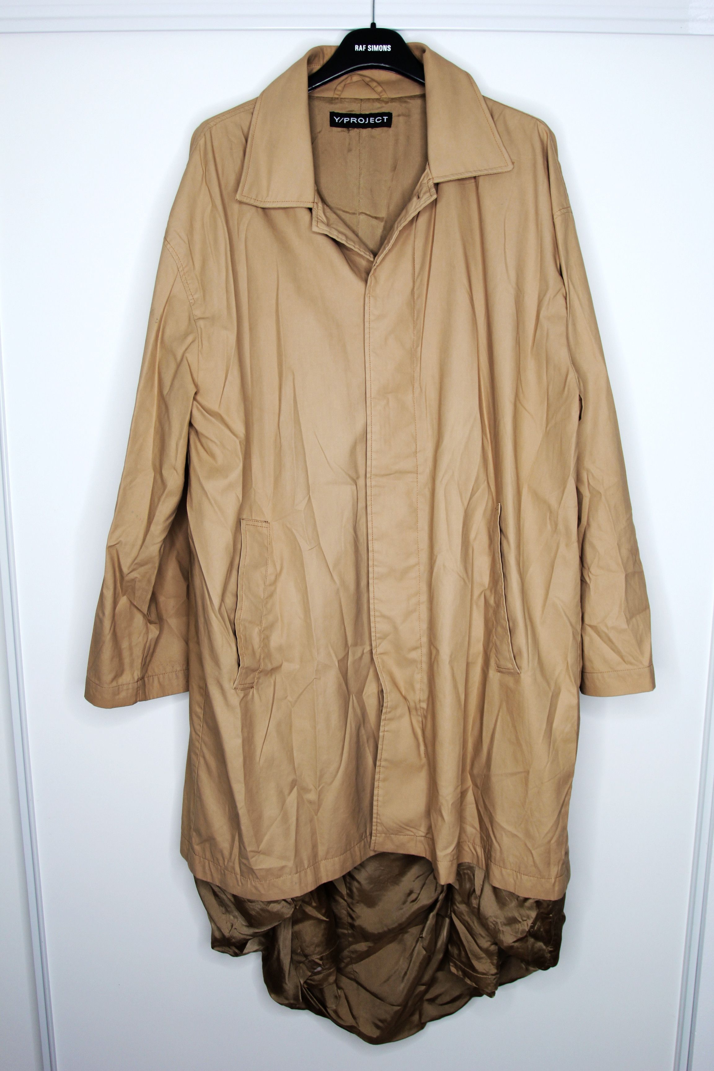 Y/Project SS18 Y/PROJECT OVERSIZED INSIDE OUT LINING COAT S Size US S / EU 44-46 / 1 - 2 Thumbnail