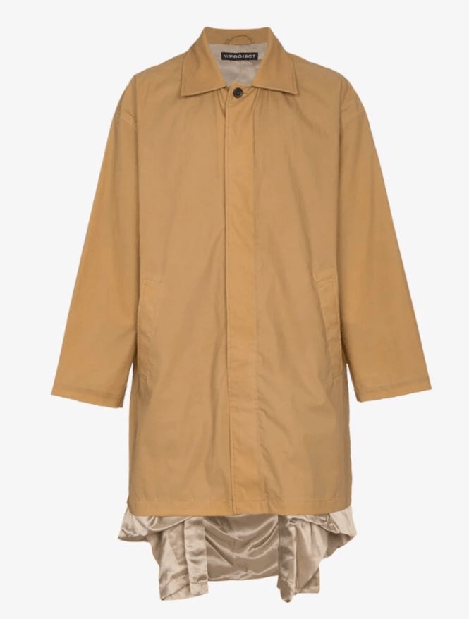 Y/Project SS18 Y/PROJECT OVERSIZED INSIDE OUT LINING COAT S Size US S / EU 44-46 / 1 - 12 Thumbnail