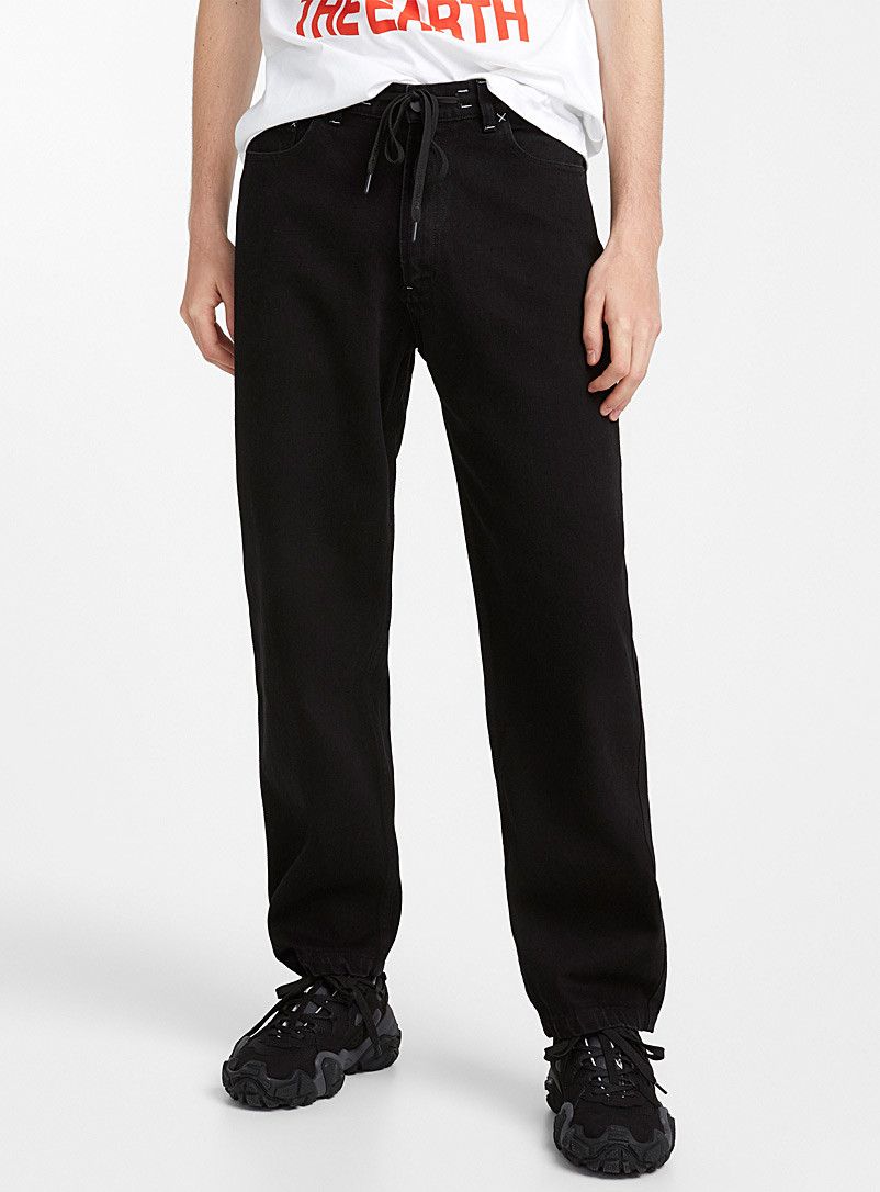 image of Aw19 Liam Hodges Classic Denim Jeans M in Black, Men's (Size 32)