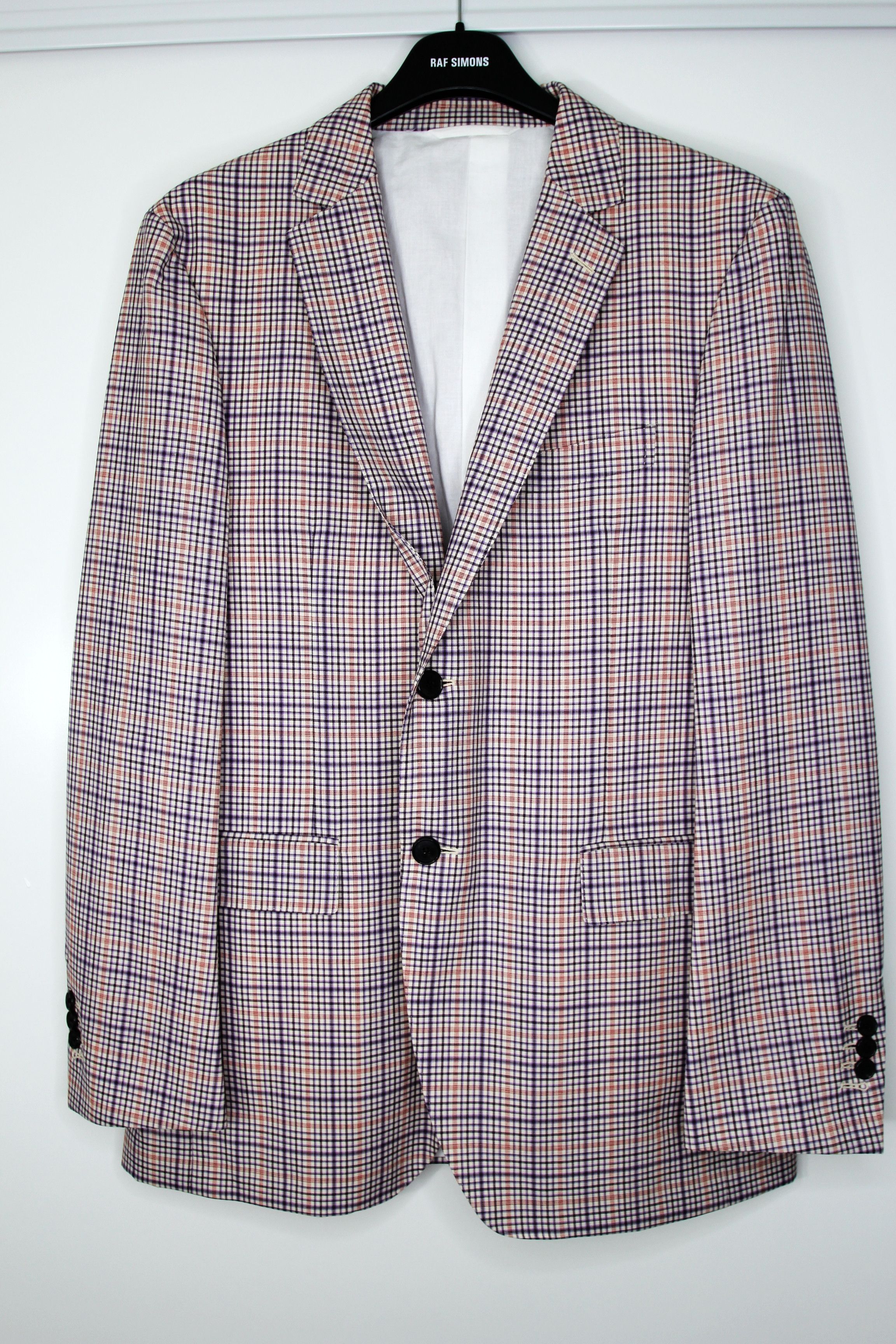 Calvin Klein 205W39NYC BNWT SS18 CALVIN KLEIN 205W39NYC CHECKED PLAID BLAZER 50 Size US M / EU 48-50 / 2 - 2 Thumbnail