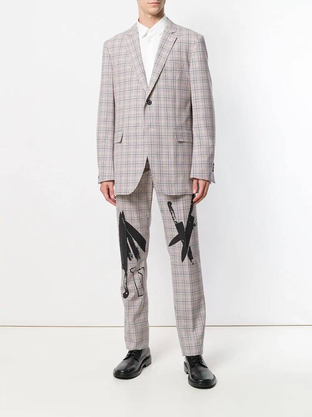 Calvin Klein 205W39NYC BNWT SS18 CALVIN KLEIN 205W39NYC CHECKED PLAID BLAZER 50 Size US M / EU 48-50 / 2 - 1 Thumbnail