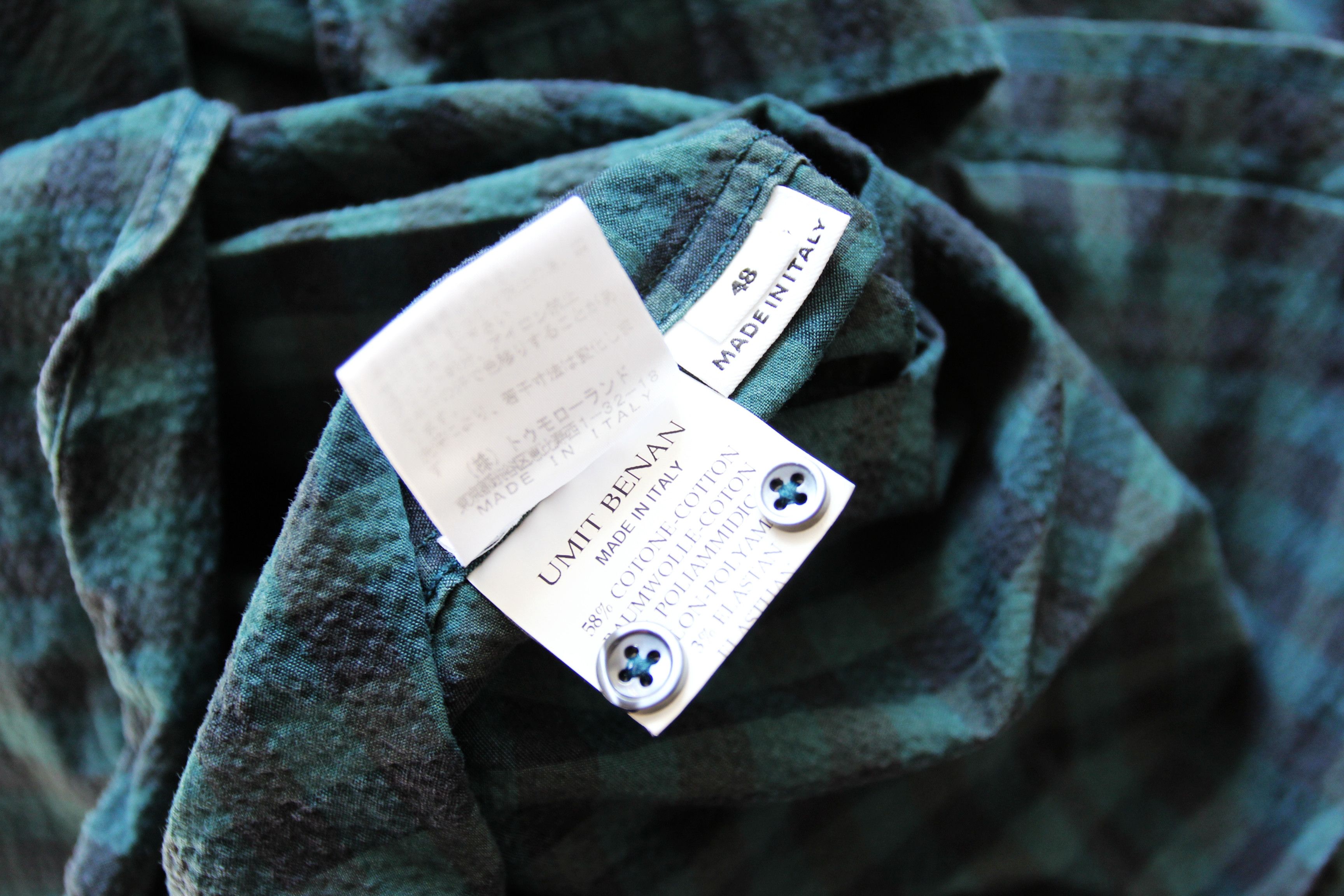 Umit Benan SS15 UMIT BENAN TENNIS CLUB CHECK SHIRT 48 Size US M / EU 48-50 / 2 - 11 Thumbnail