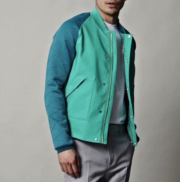Balenciaga SS12 BALENCIAGA GHESQUIERE TECHNICAL SCUBA BOMBER JACKET 50 Size US M / EU 48-50 / 2 - 14 Thumbnail