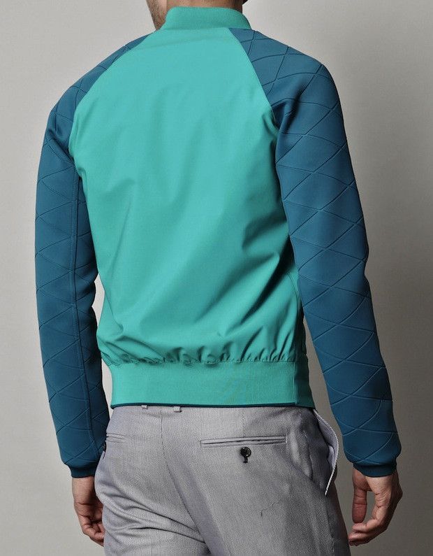 Balenciaga SS12 BALENCIAGA GHESQUIERE TECHNICAL SCUBA BOMBER JACKET 50 Size US M / EU 48-50 / 2 - 16 Thumbnail